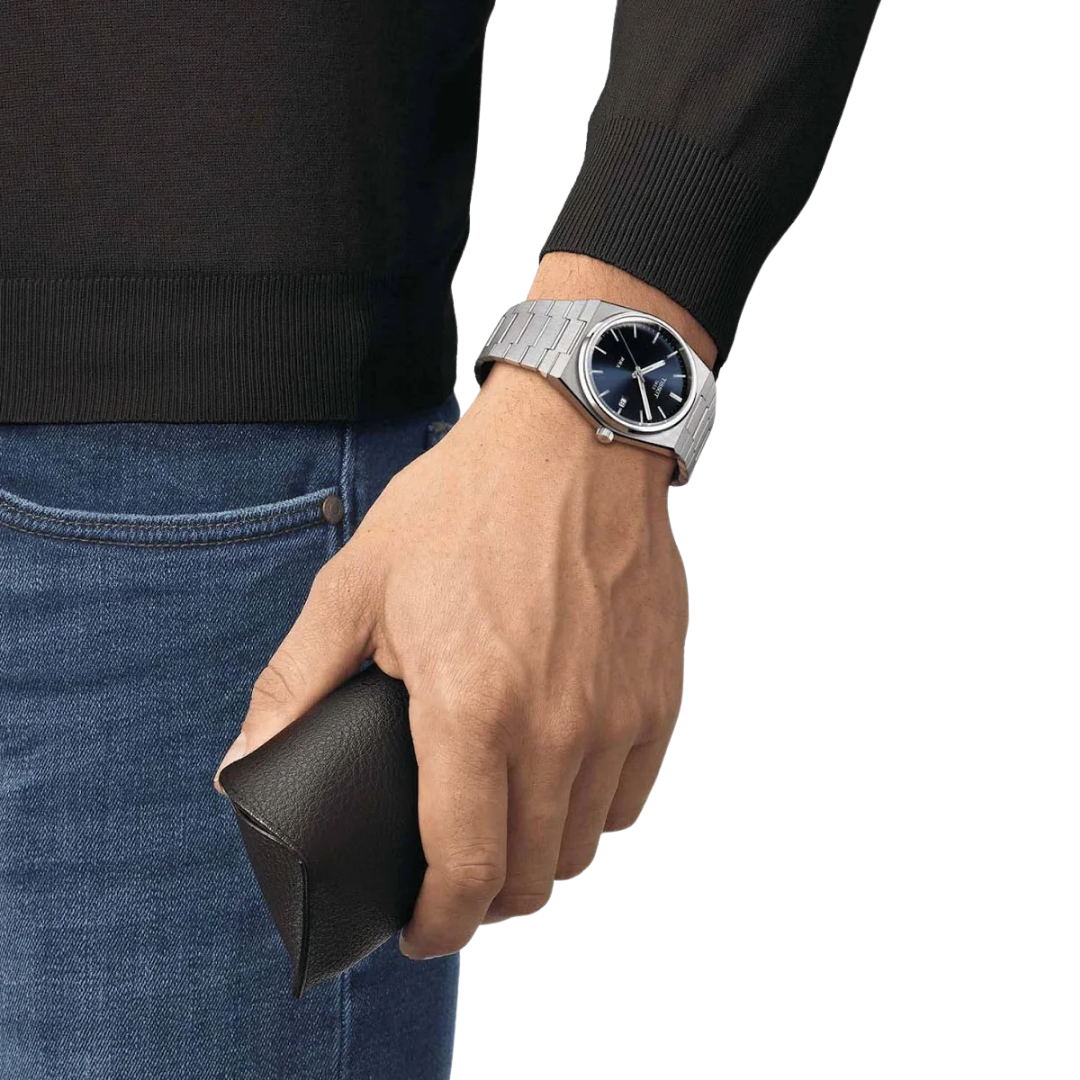 Tissot PRX Men's Blue Dial Analog Stainless Steel Watch