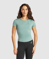 Gymshark Training Baby Tee - Celeste Blue