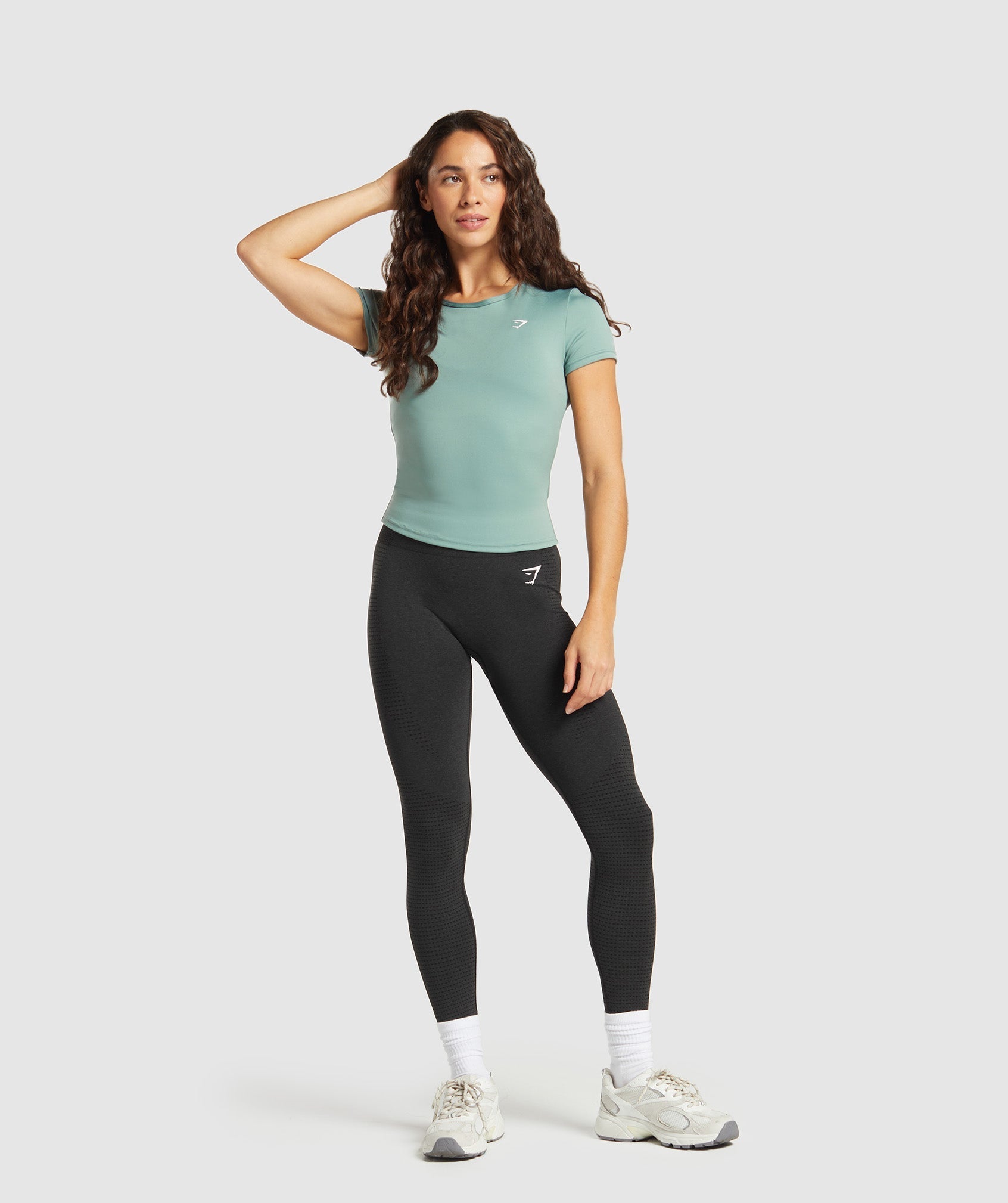 Gymshark Training Baby Tee - Celeste Blue