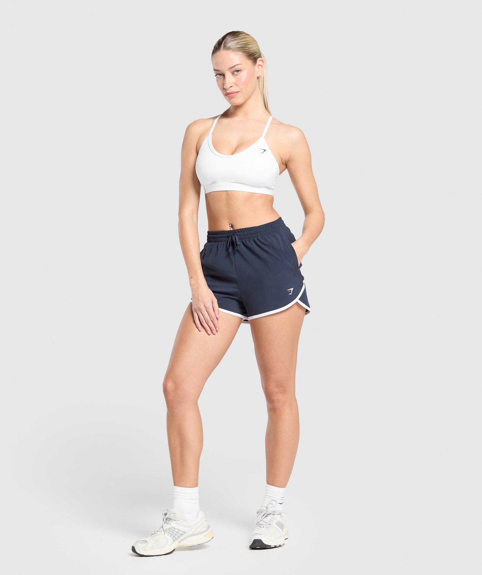 Gymshark Training Contrast Loose Shorts 2.5" - Heavy Blue