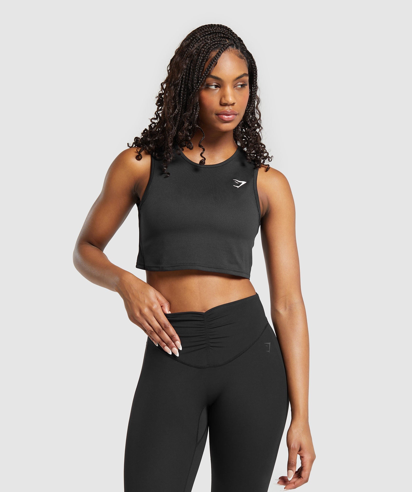 Gymshark Training Crop Tank - Black