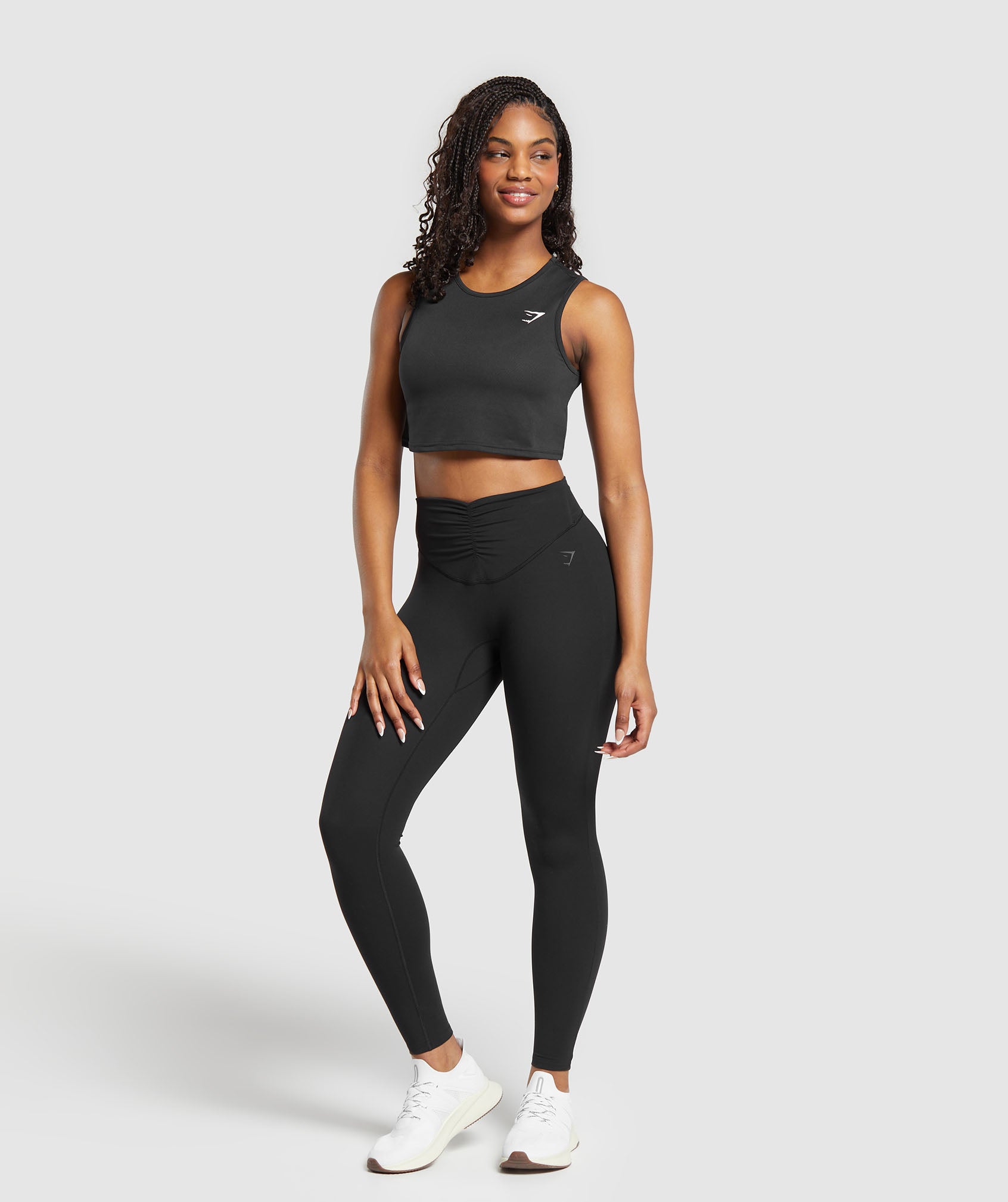 Gymshark Training Crop Tank - Black