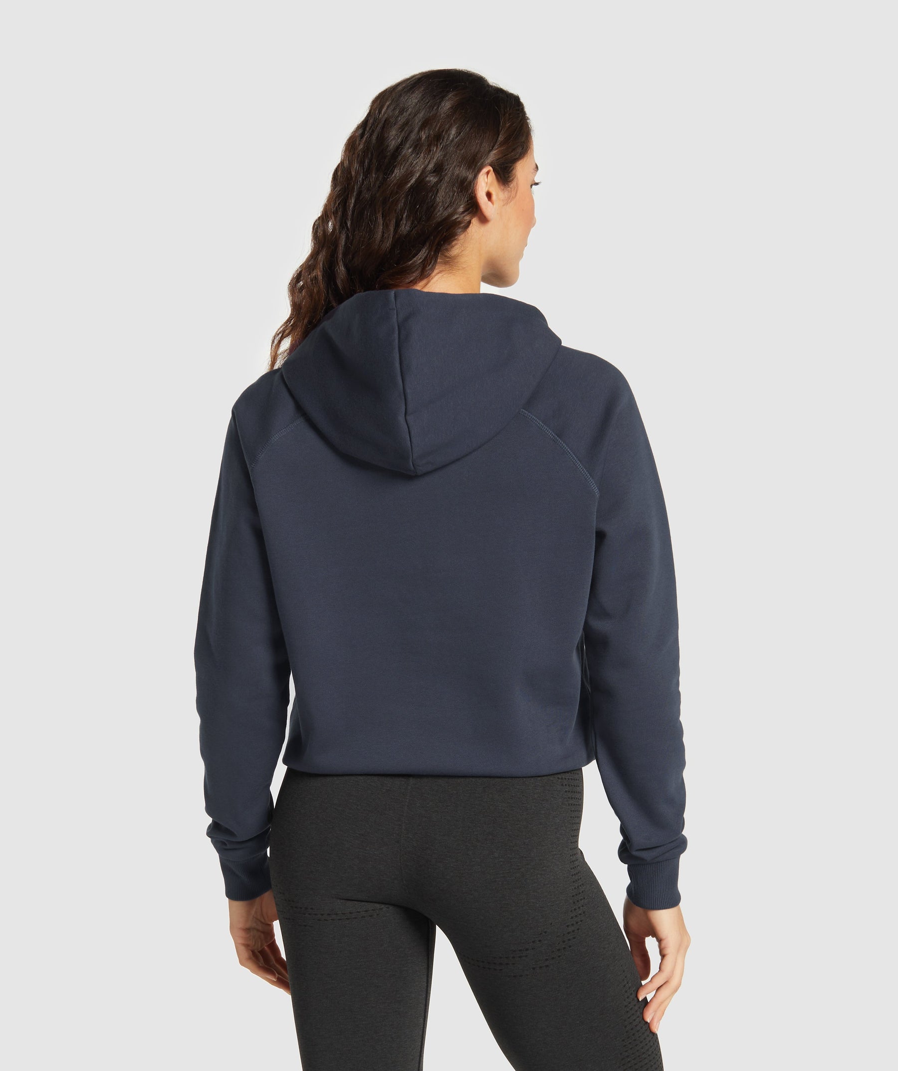 Gymshark Training Fleece Zip Hoodie - Heavy Blue