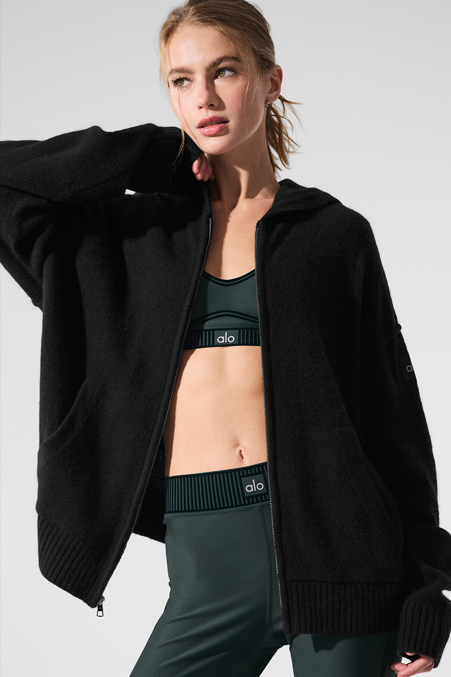 New Class Cashmere Full Zip Hoodie