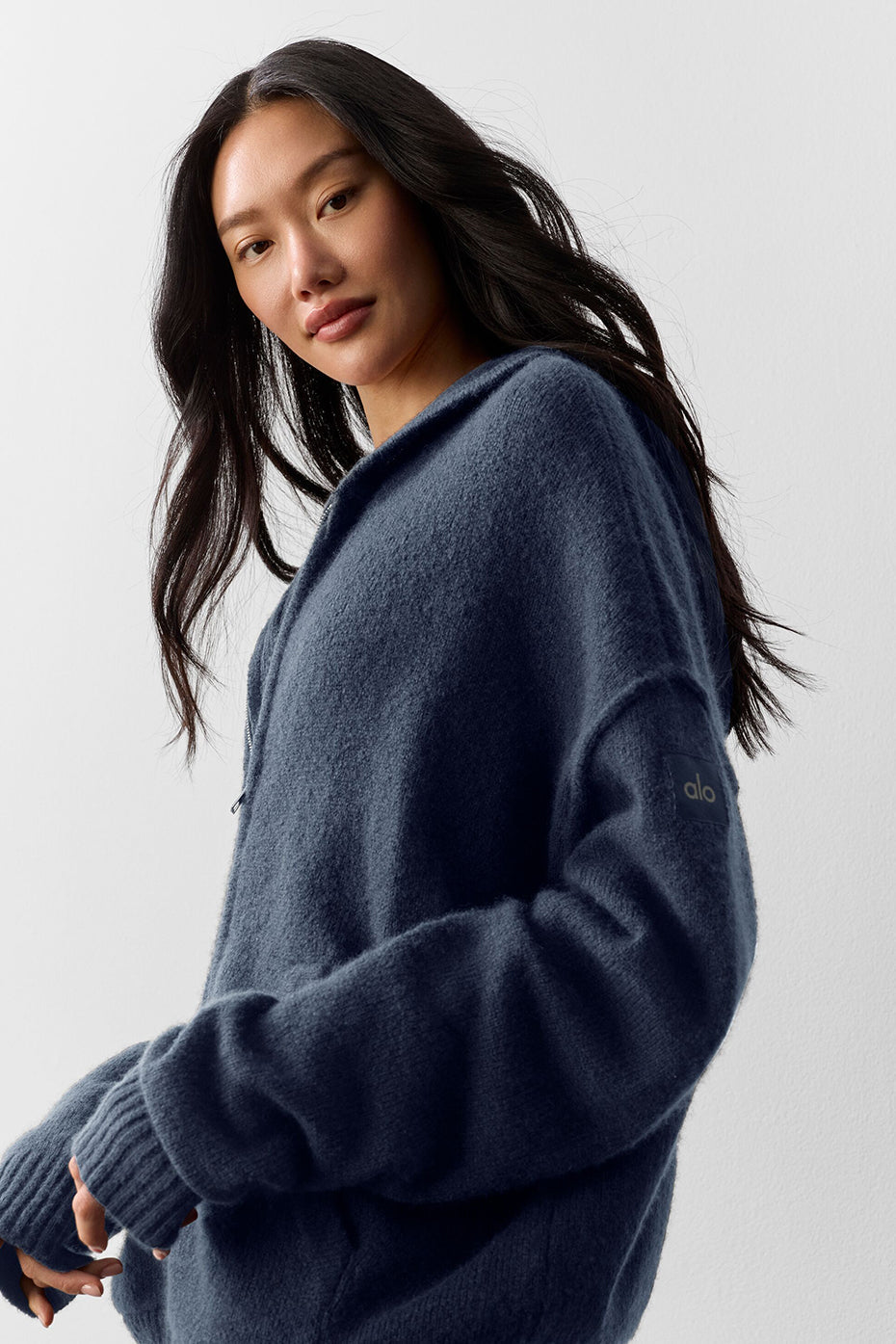 Wool Cashmere New Class Full Zip Hoodie
