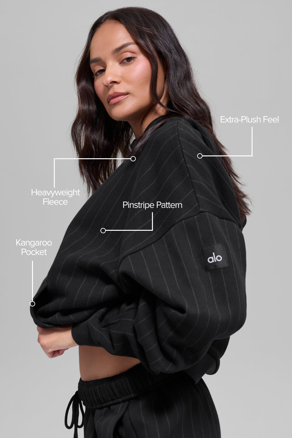 Pinstripe Hoodie