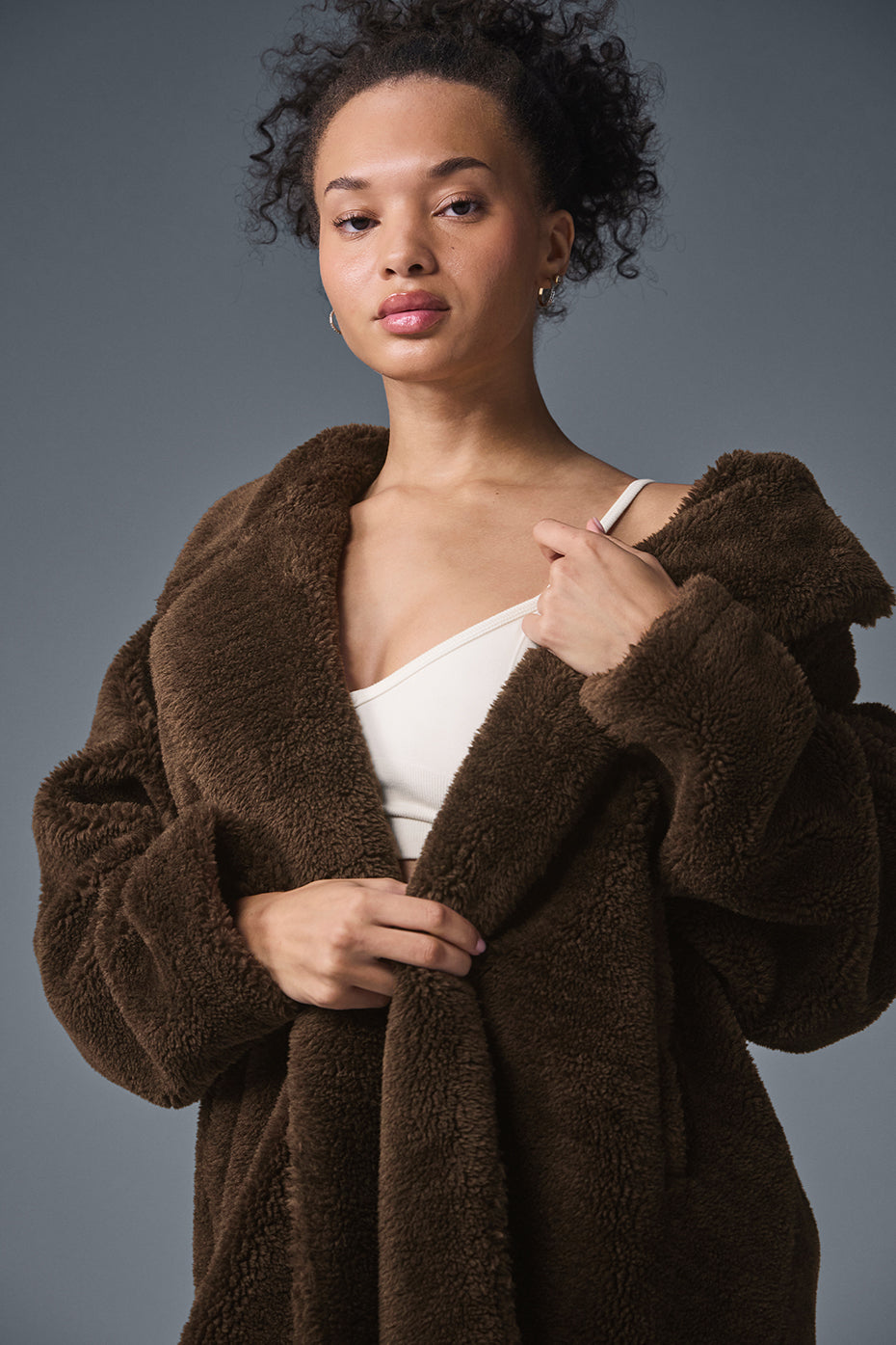 Oversized Sherpa Trench