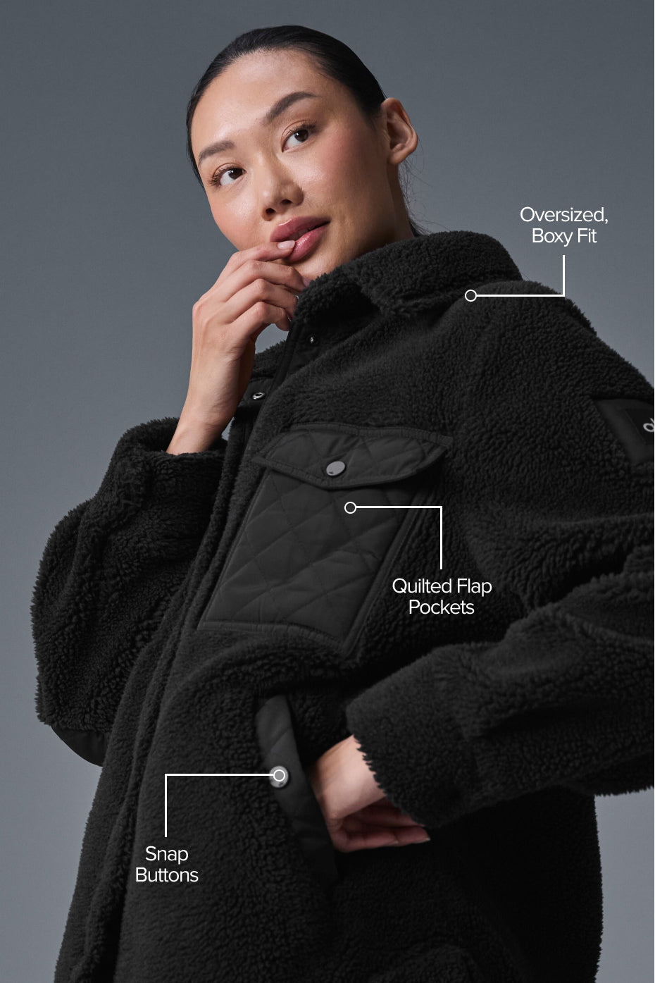 Sherpa Edge Shacket
