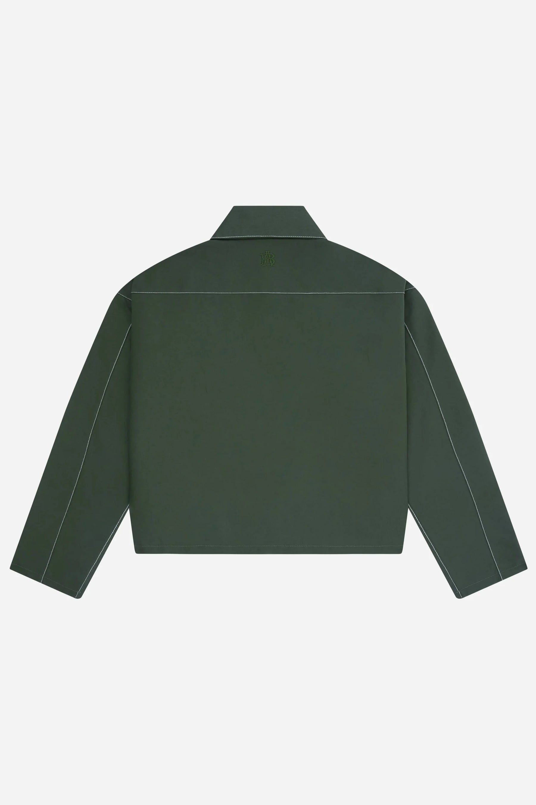 Utility jacket - green/ecru