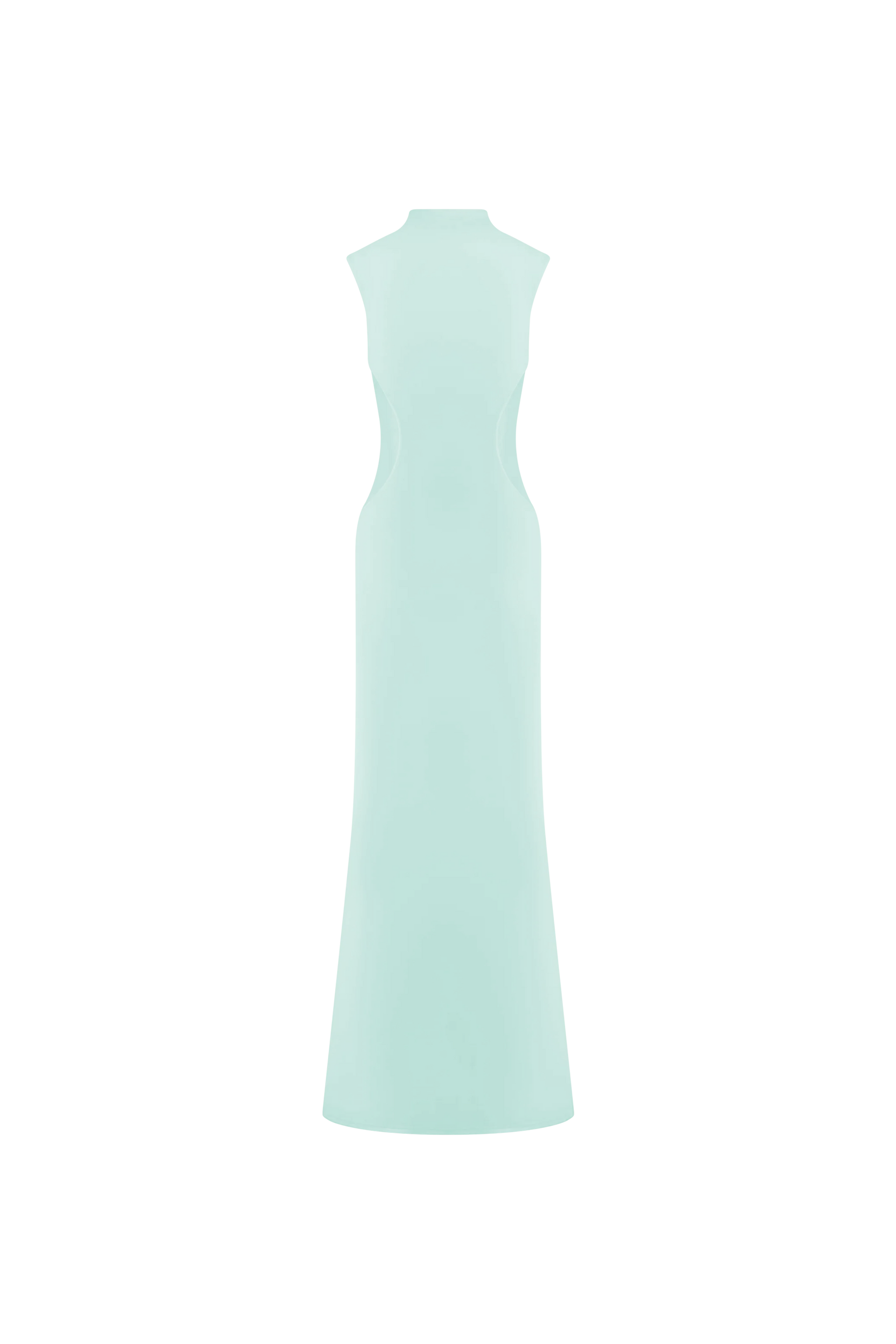 Massie Slinky And Mesh Maxi Dress - Lagoon