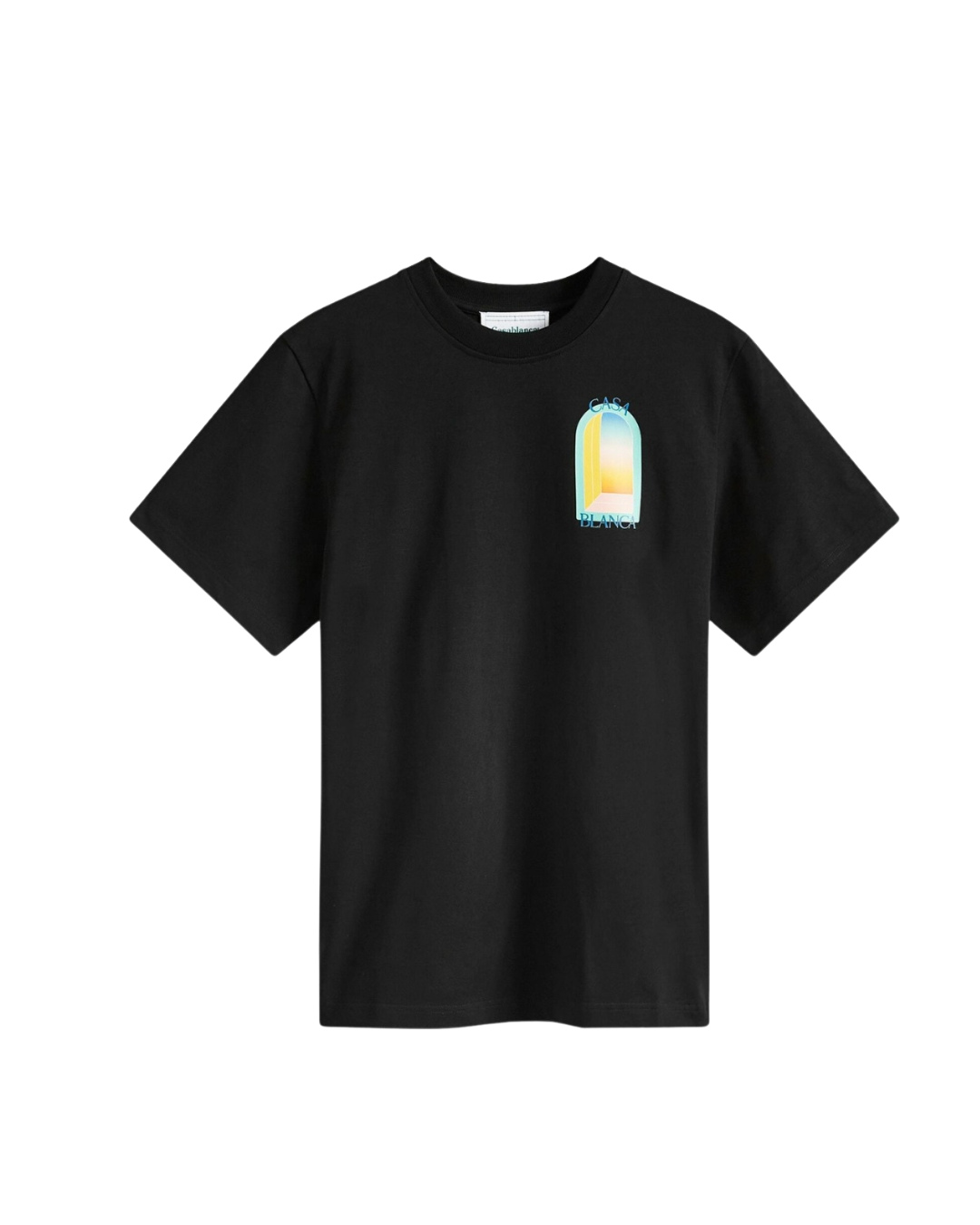 Black Casablanca Colore l'arc T-shirt