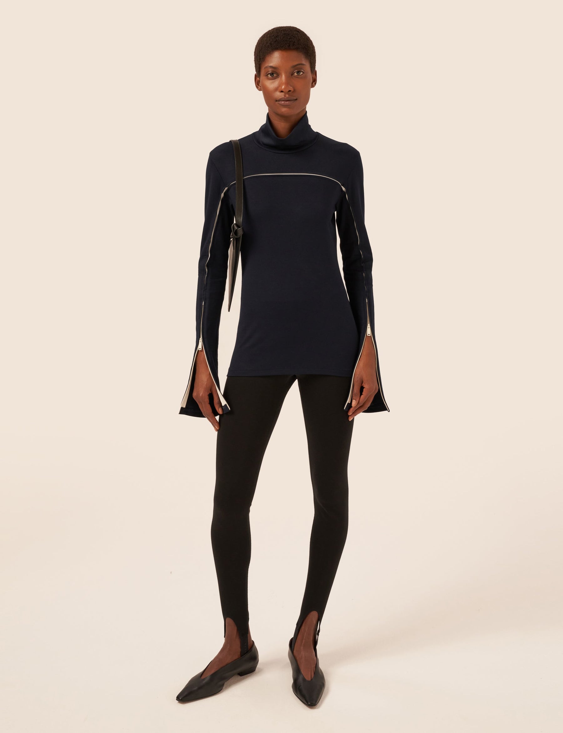 Long Sleeve Zip Top