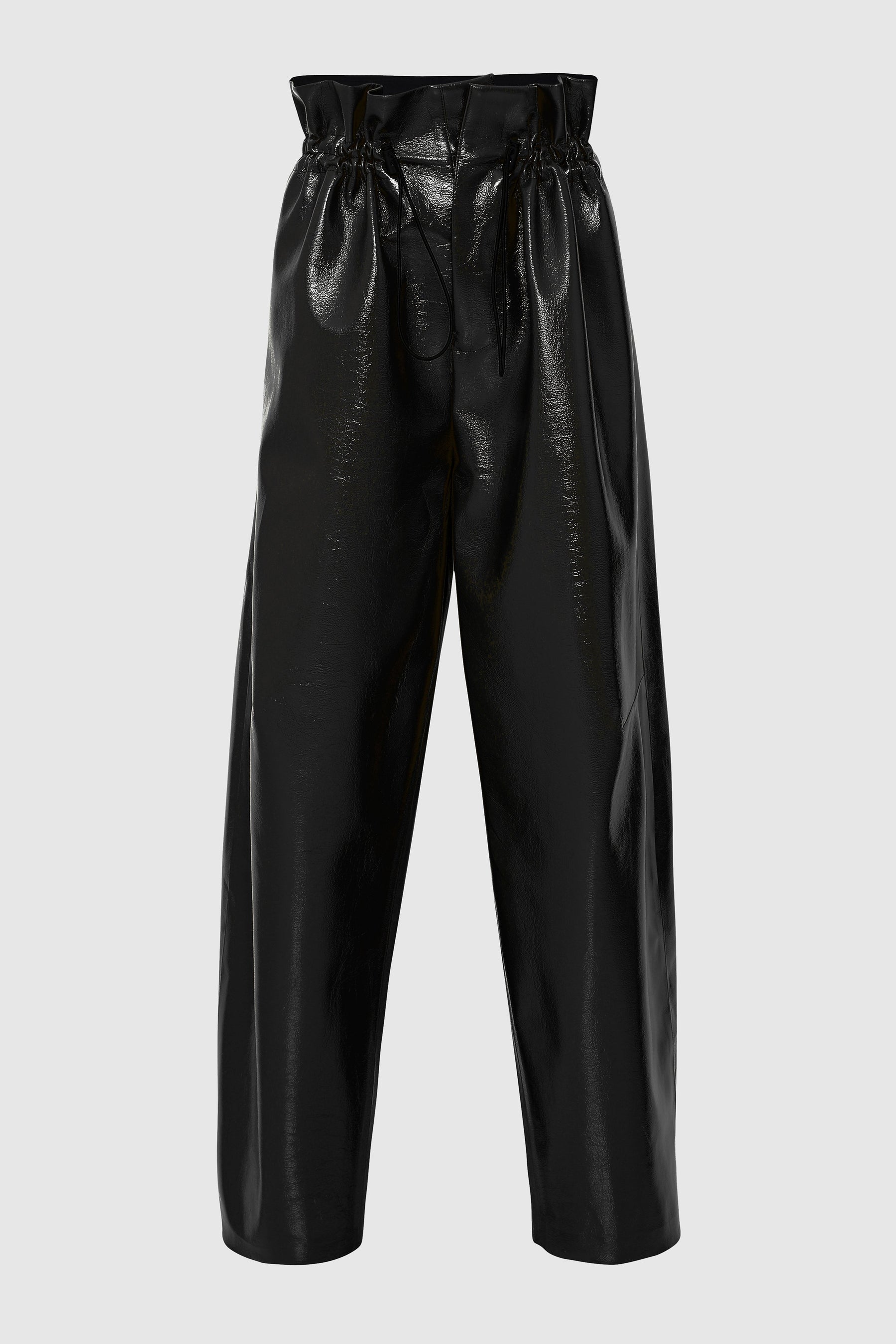 VEGAN LEATHER PARACHUTE PANTS