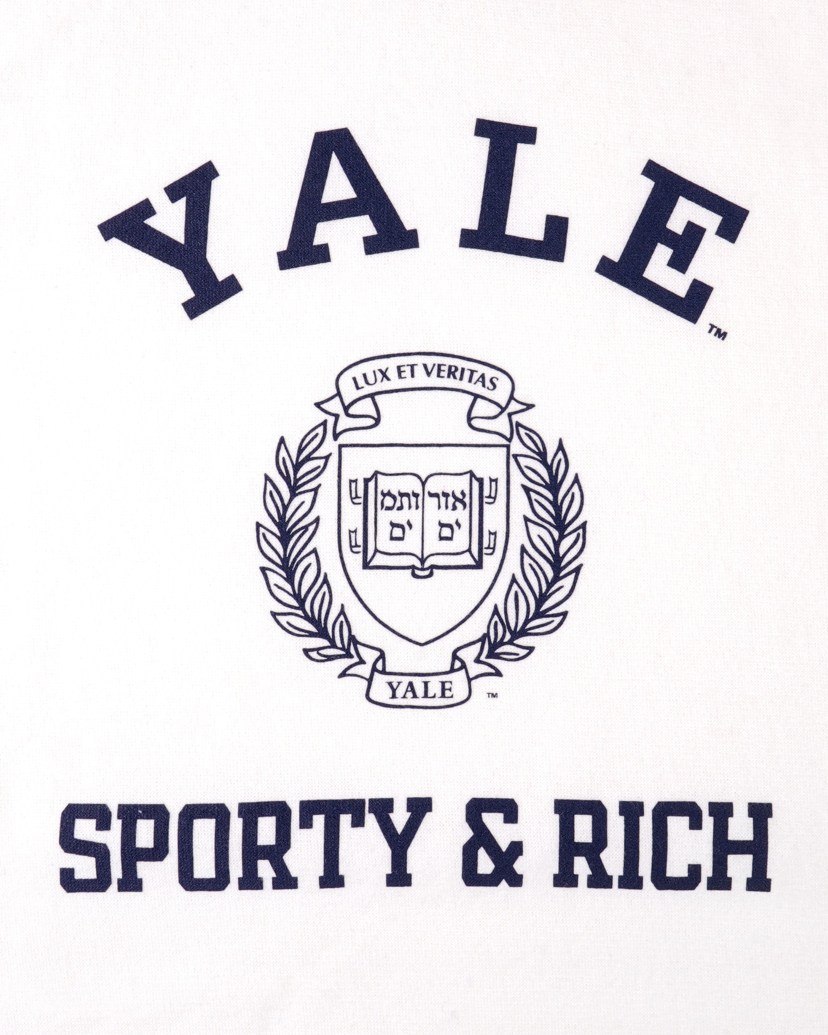 Veritas Soft Crewneck - White/Navy