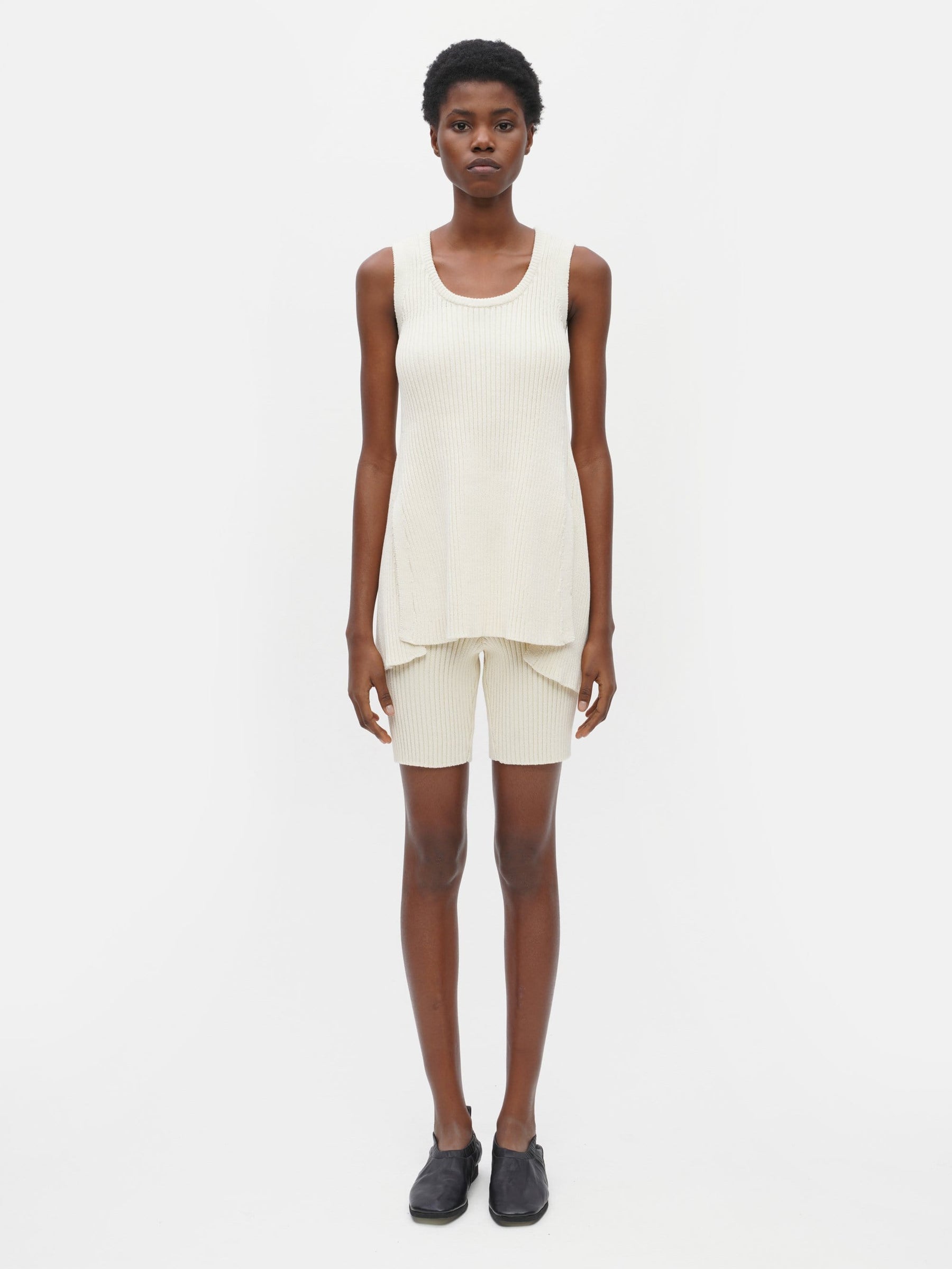 Sleeveless Rib Tank