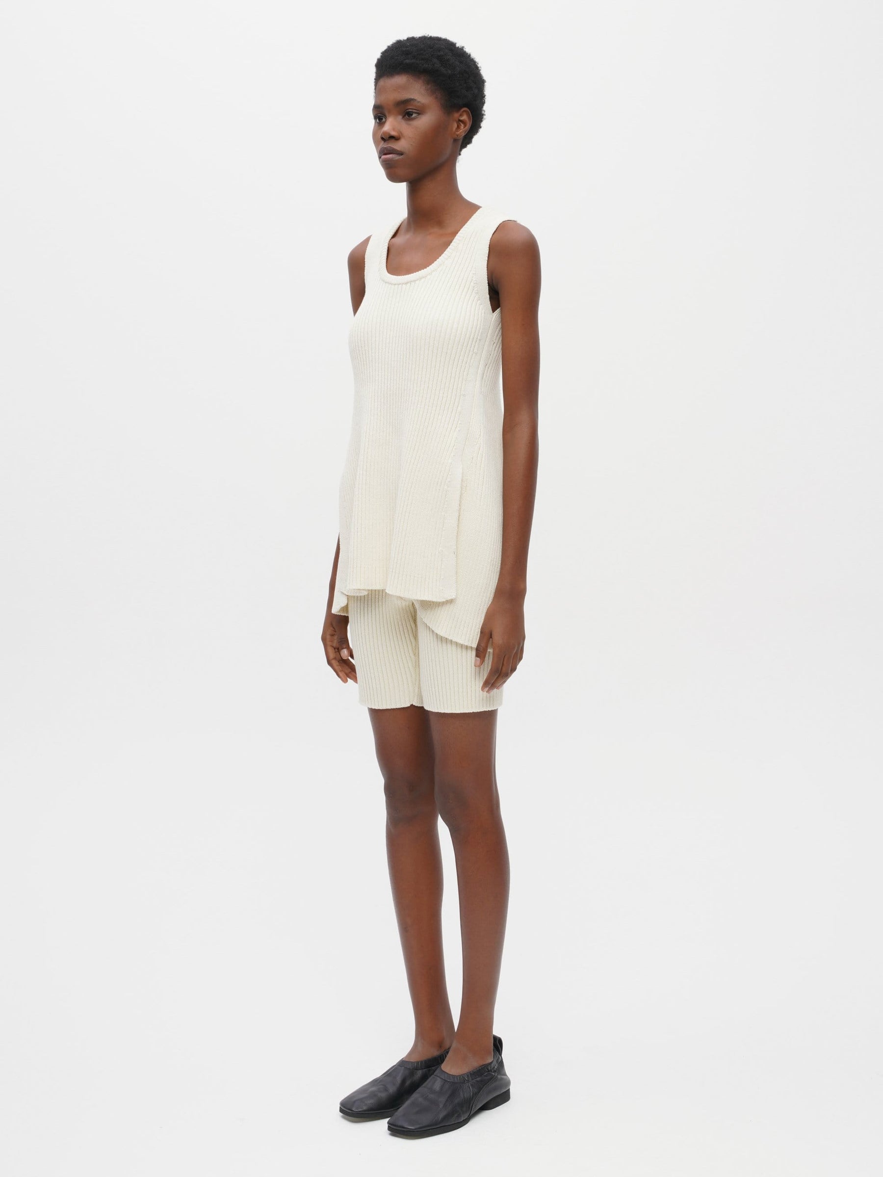 Sleeveless Rib Tank