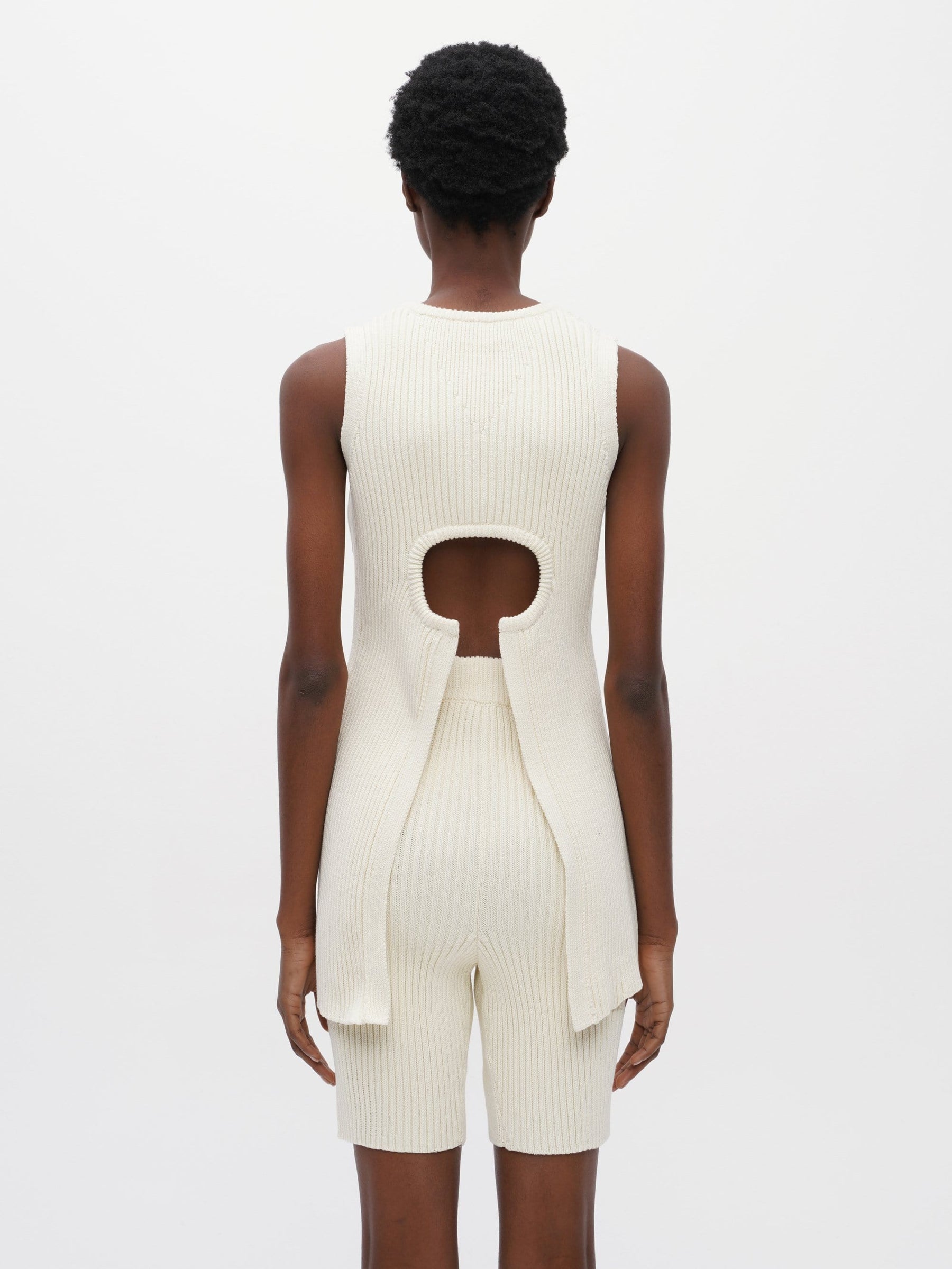 Sleeveless Rib Tank