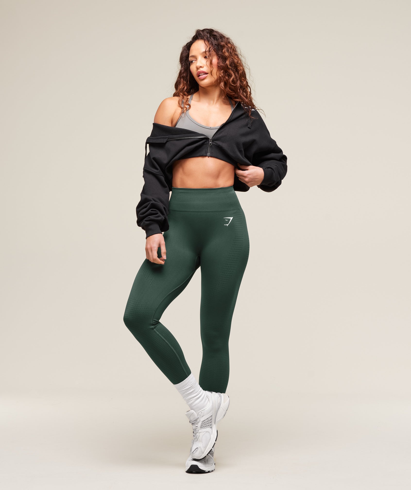 Gymshark Vital Leggings - Woodland Green Marl