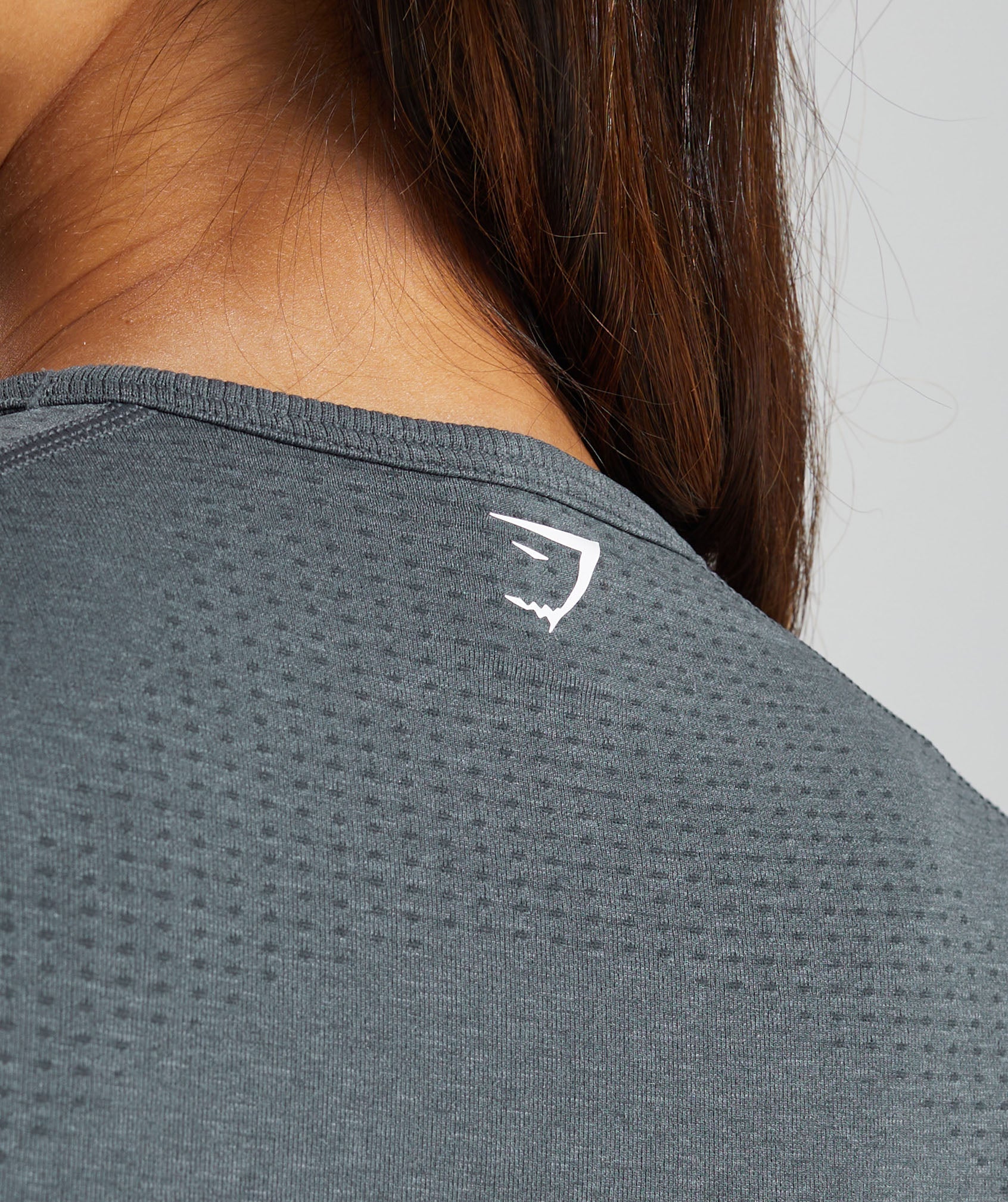 Gymshark Vital Tight T-Shirt - Strong Grey/ Marl