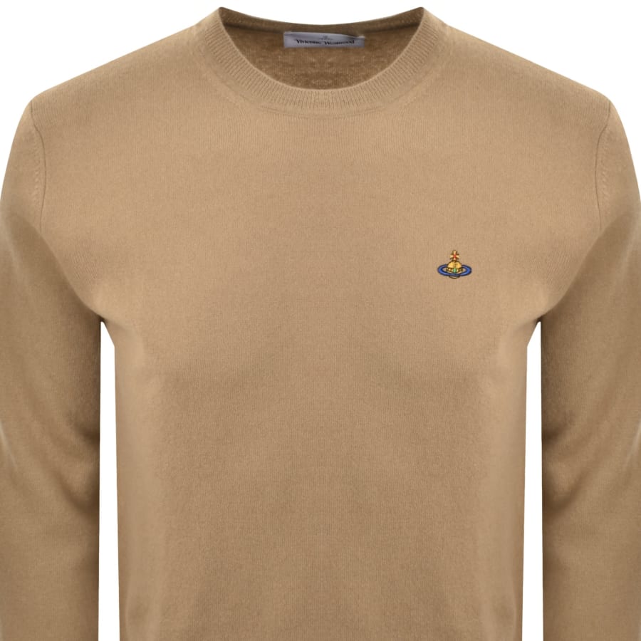 Vivienne Westwood Alex Round Neck Jumper Brown