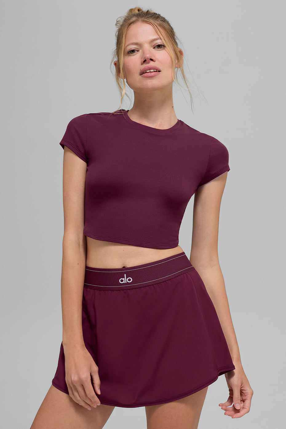 Alosoft Crop Finesse Short Sleeve