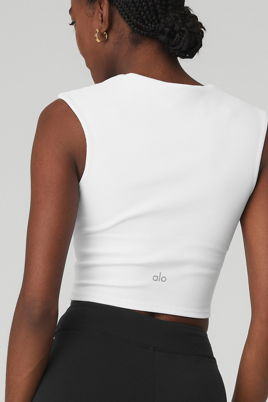 Ribbed Sweetheart Short Sleeve