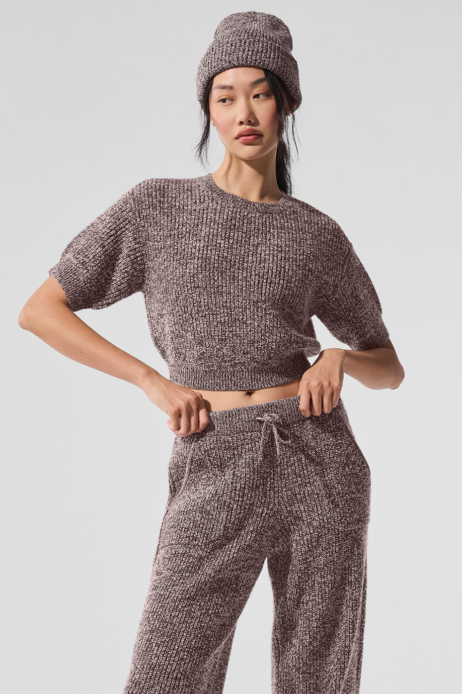 Marl Sweater Short Sleeve
