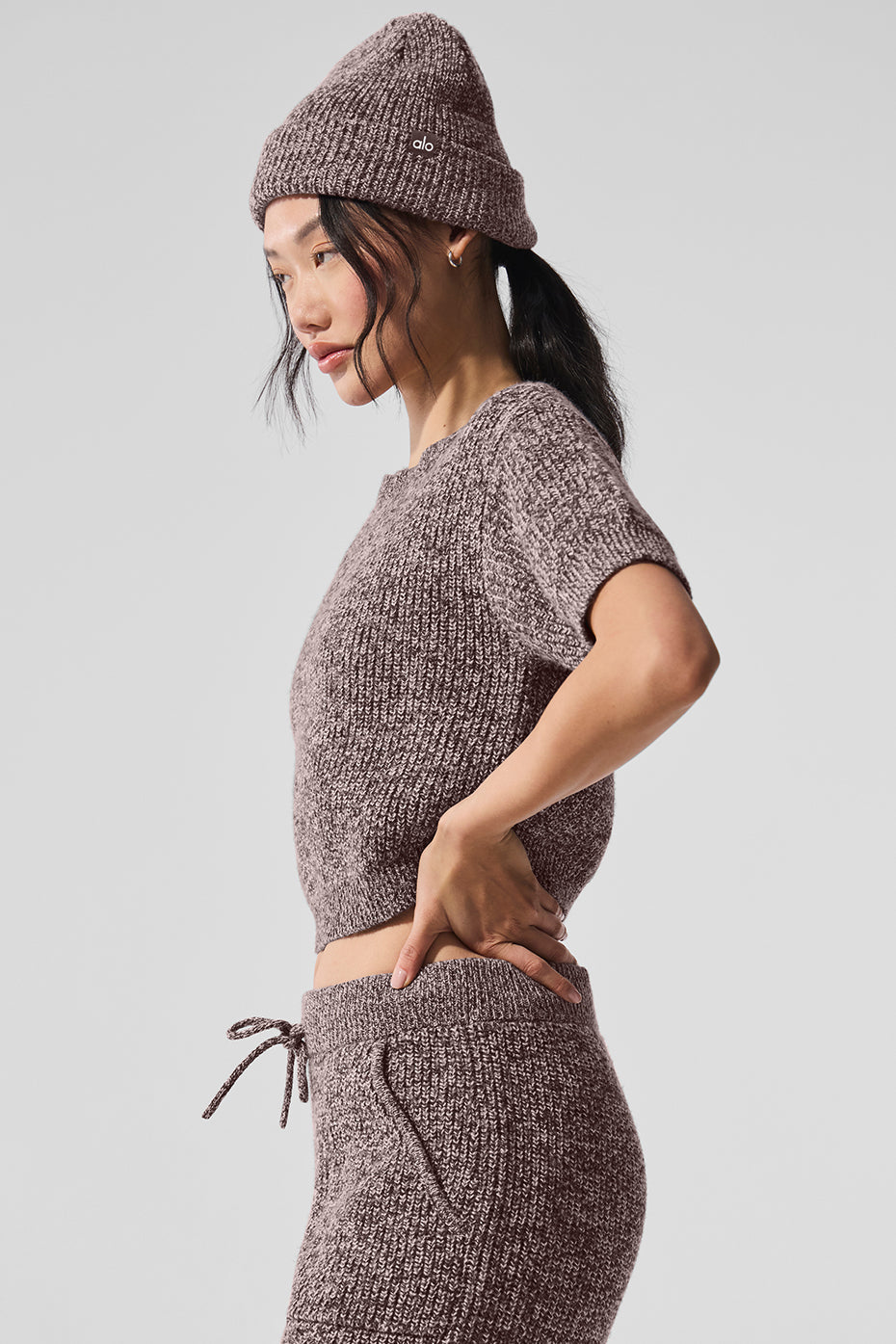 Marl Sweater Short Sleeve