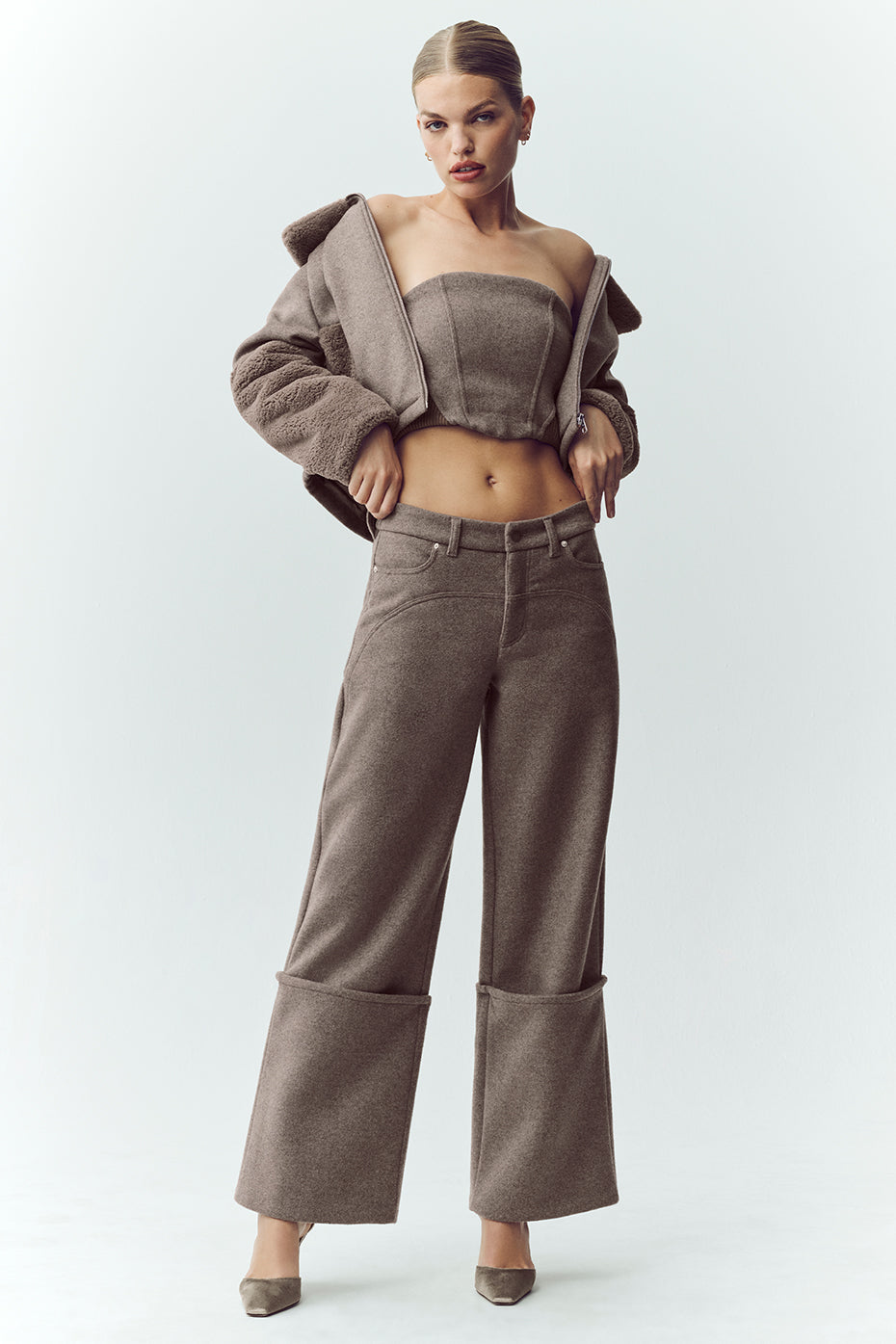 Wool Blend Nightcap Corset Top