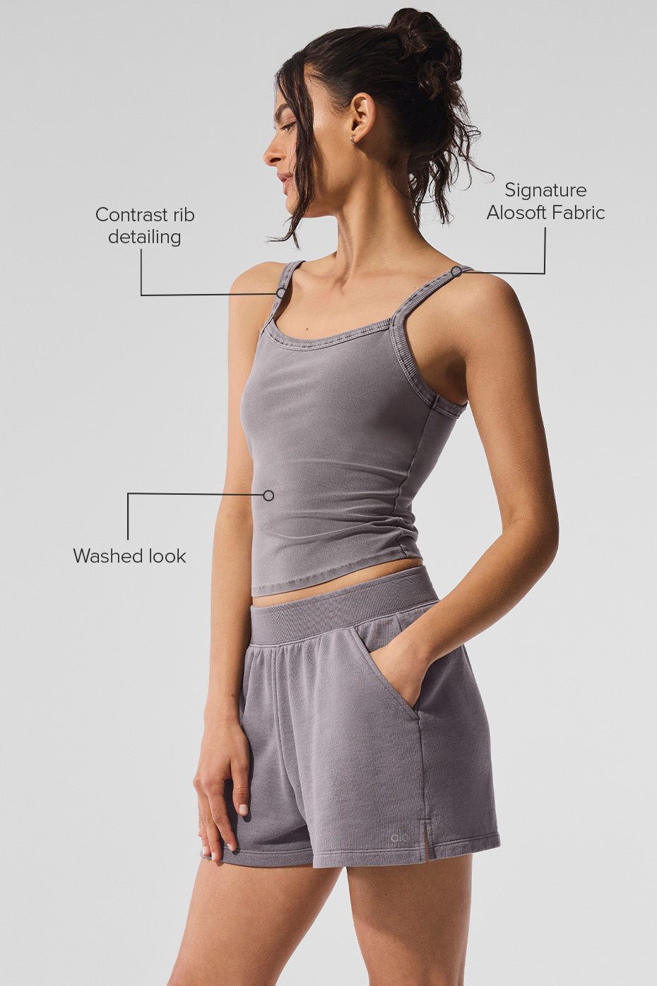 Washed Alosoft Sweet Talker Tank