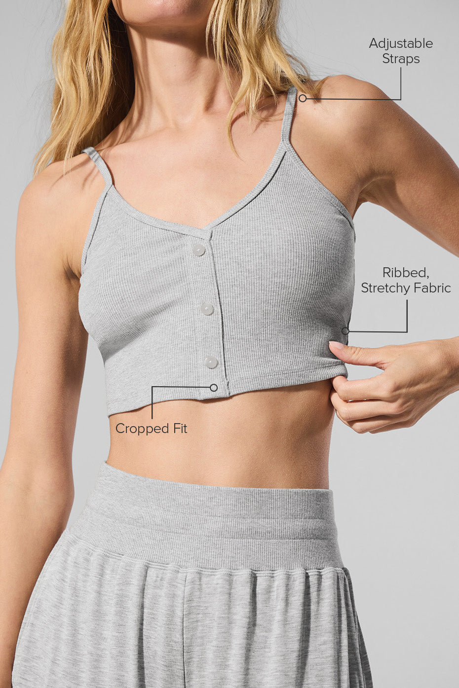 Ribbed Delicate Lounge Tank