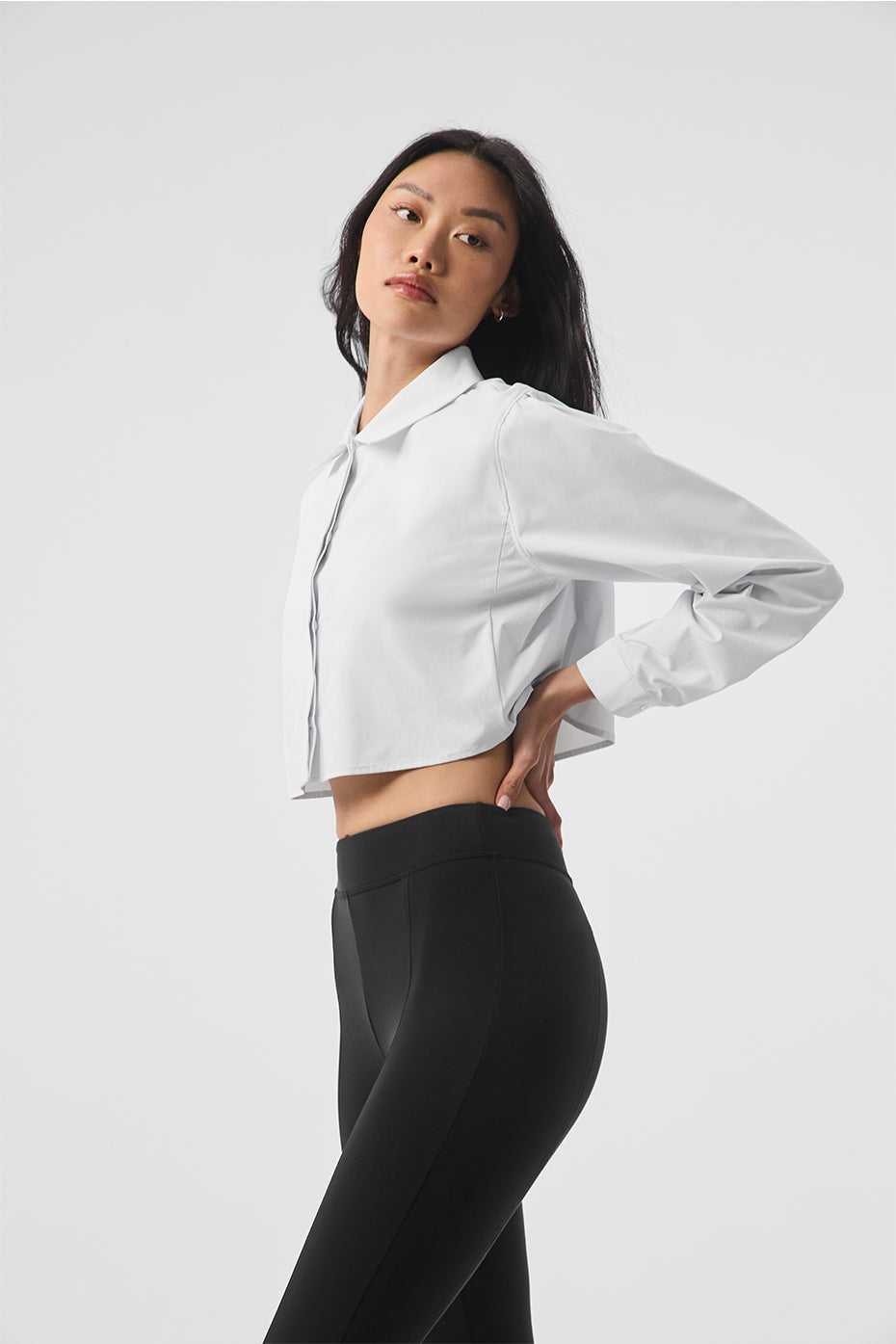 Cropped Take Me Out Button Up