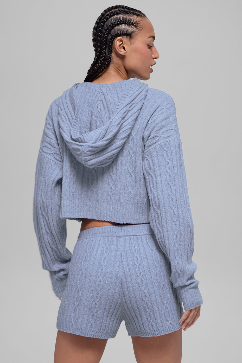 Cable Knit Winter Bliss Hoodie
