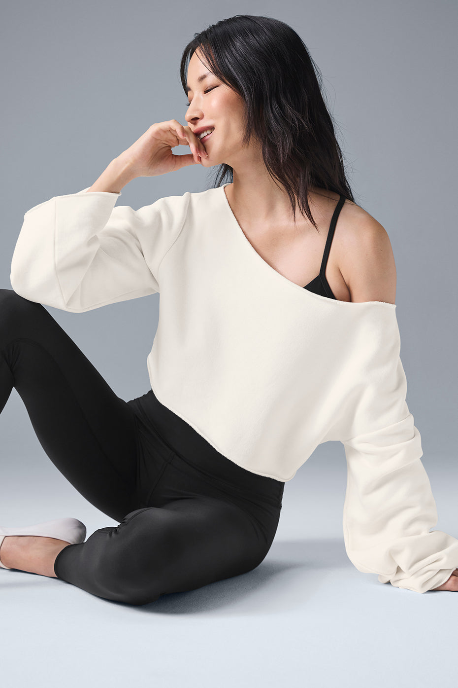 Cropped Barre Shoulder Coverup
