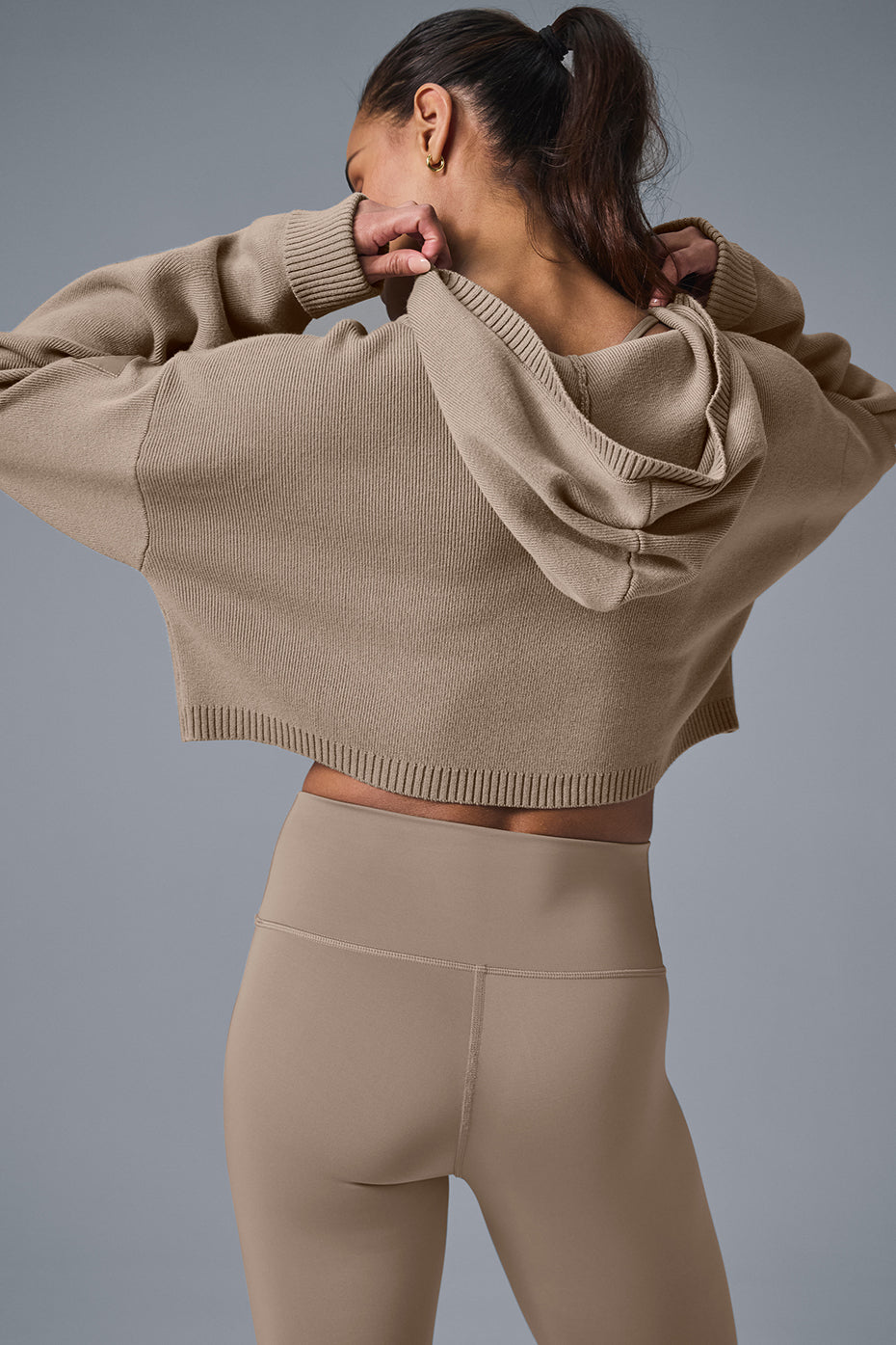 Scholar Knit Cargo Full Zip Hoodie