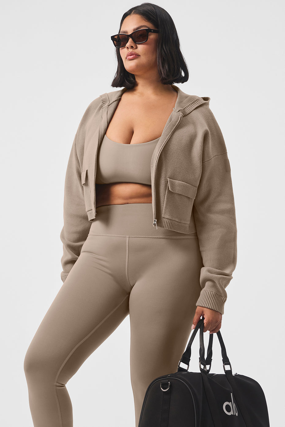 Scholar Knit Cargo Full Zip Hoodie