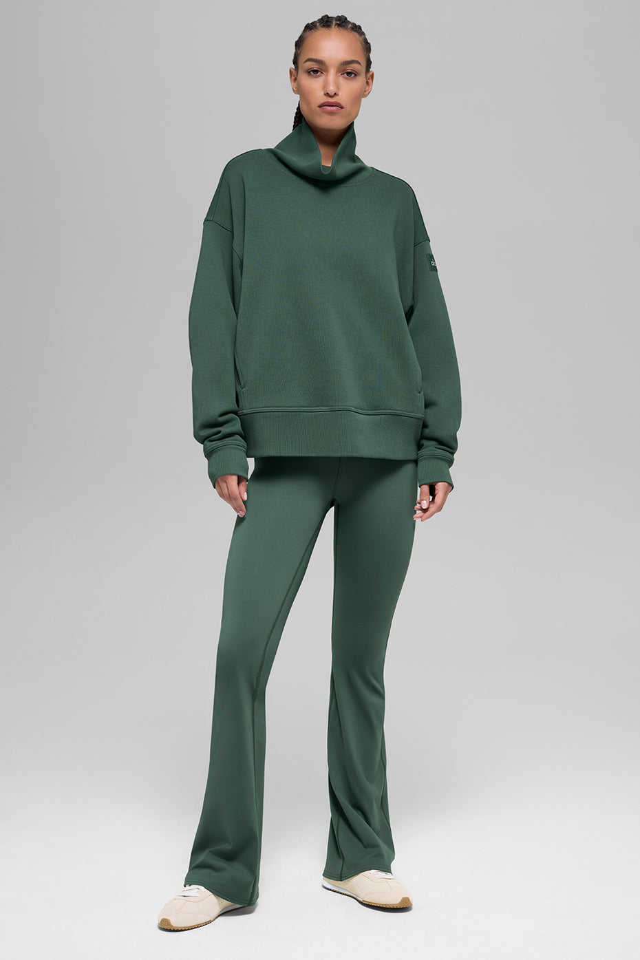 Hazy Mock Neck Pullover