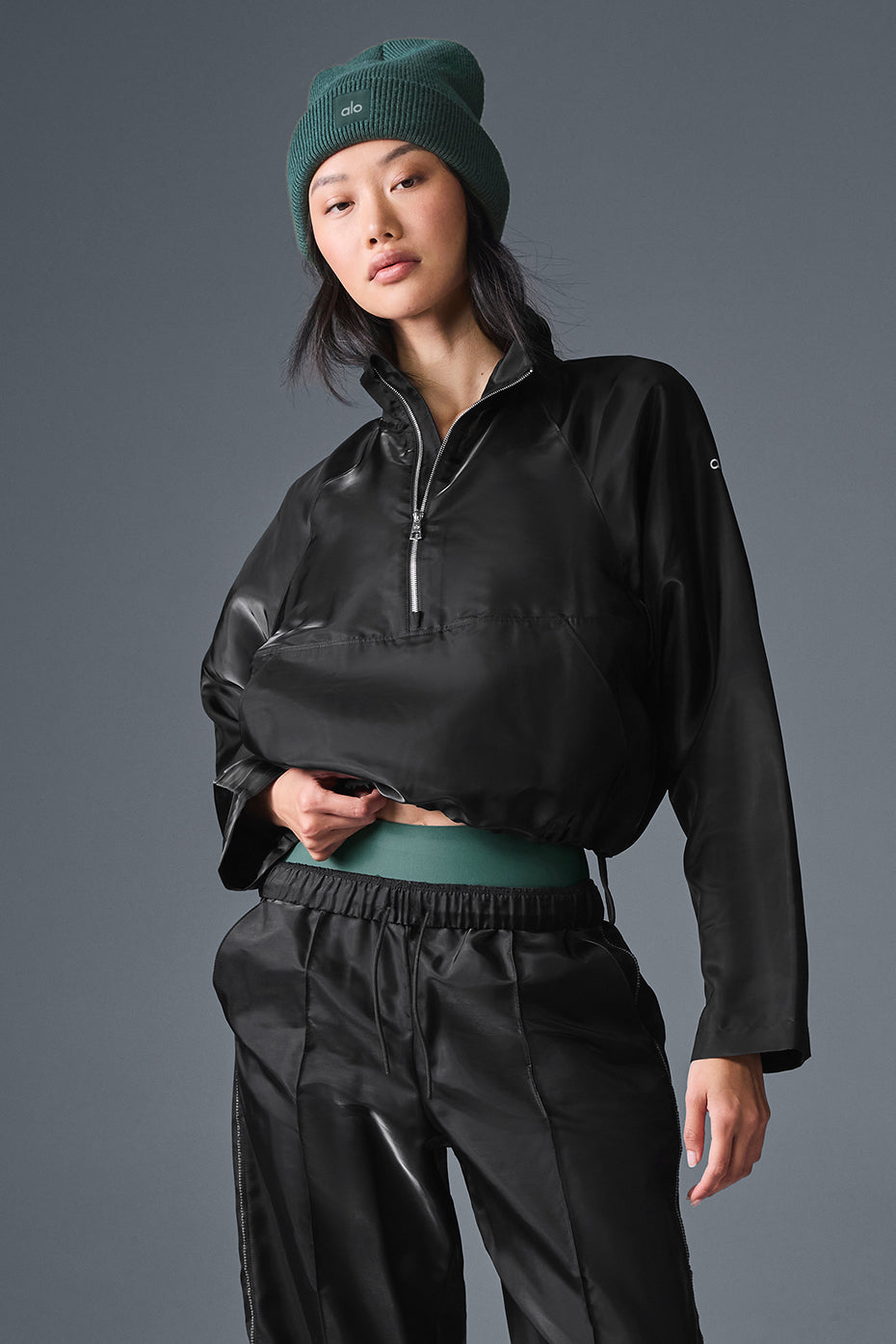 Cropped Afterglow Pullover
