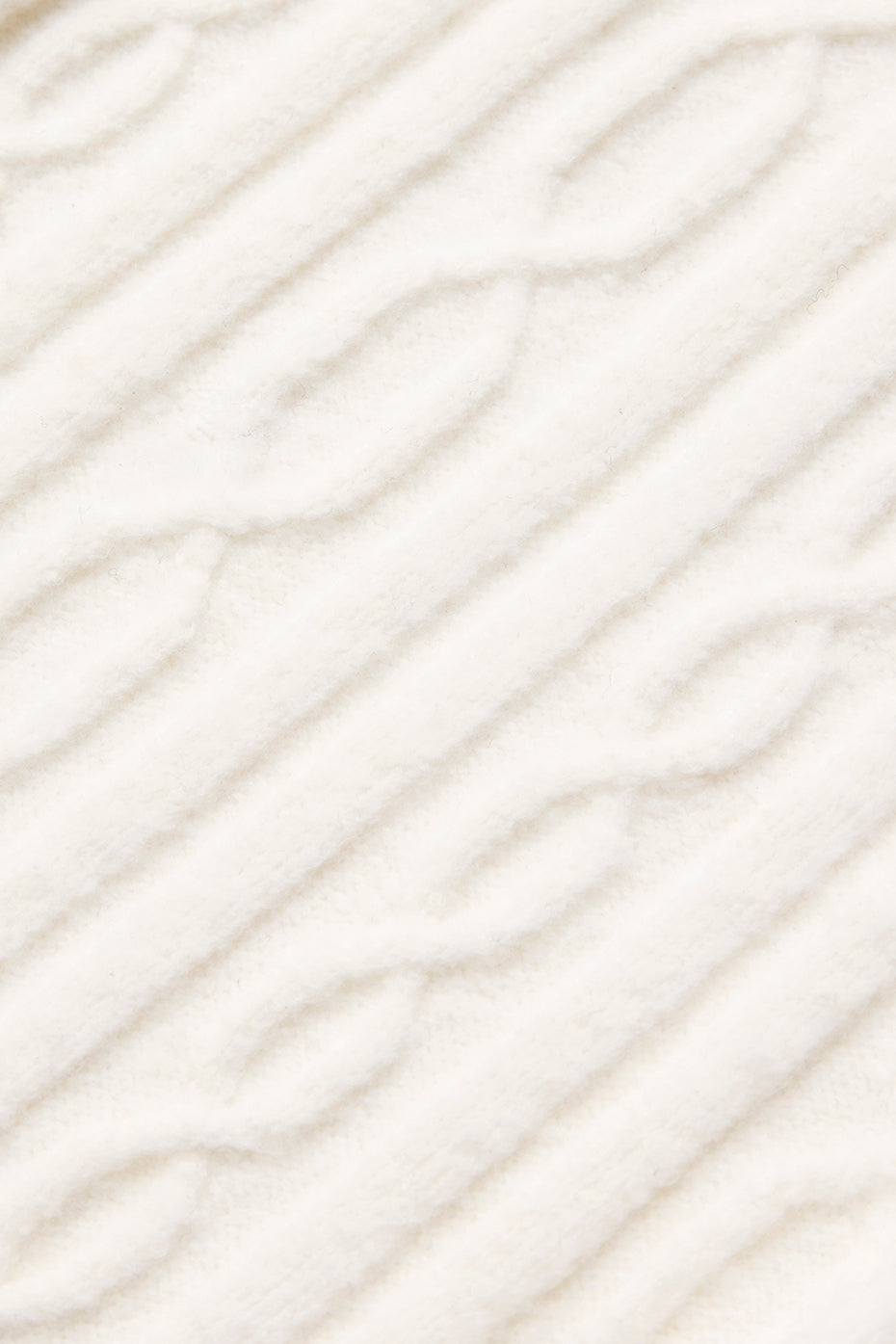 Cable Knit Cropped Winter Bliss Turtleneck Long Sleeve