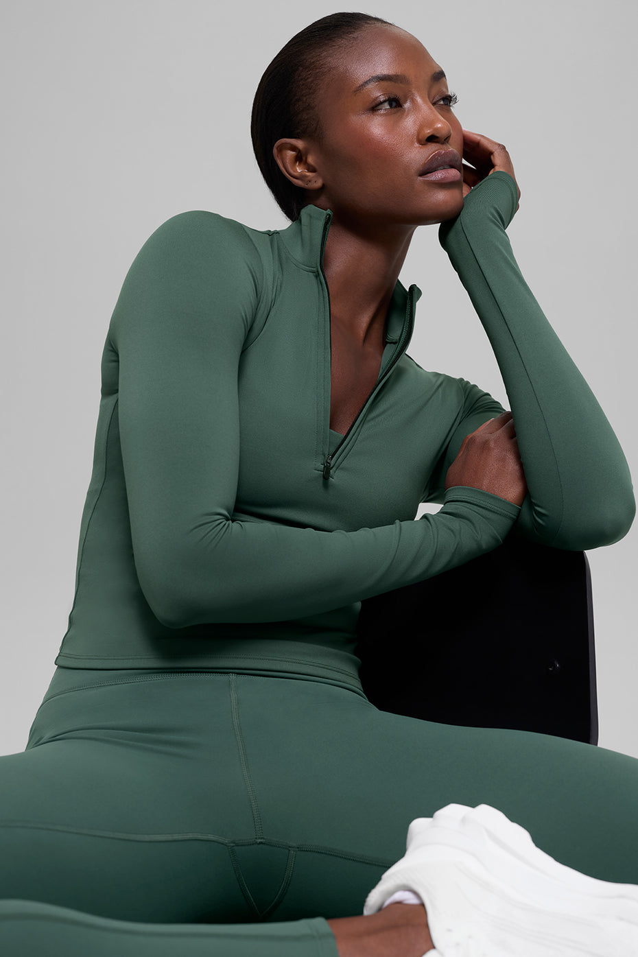 ALO Softsculpt Precision 1/4 Zip Long Sleeve