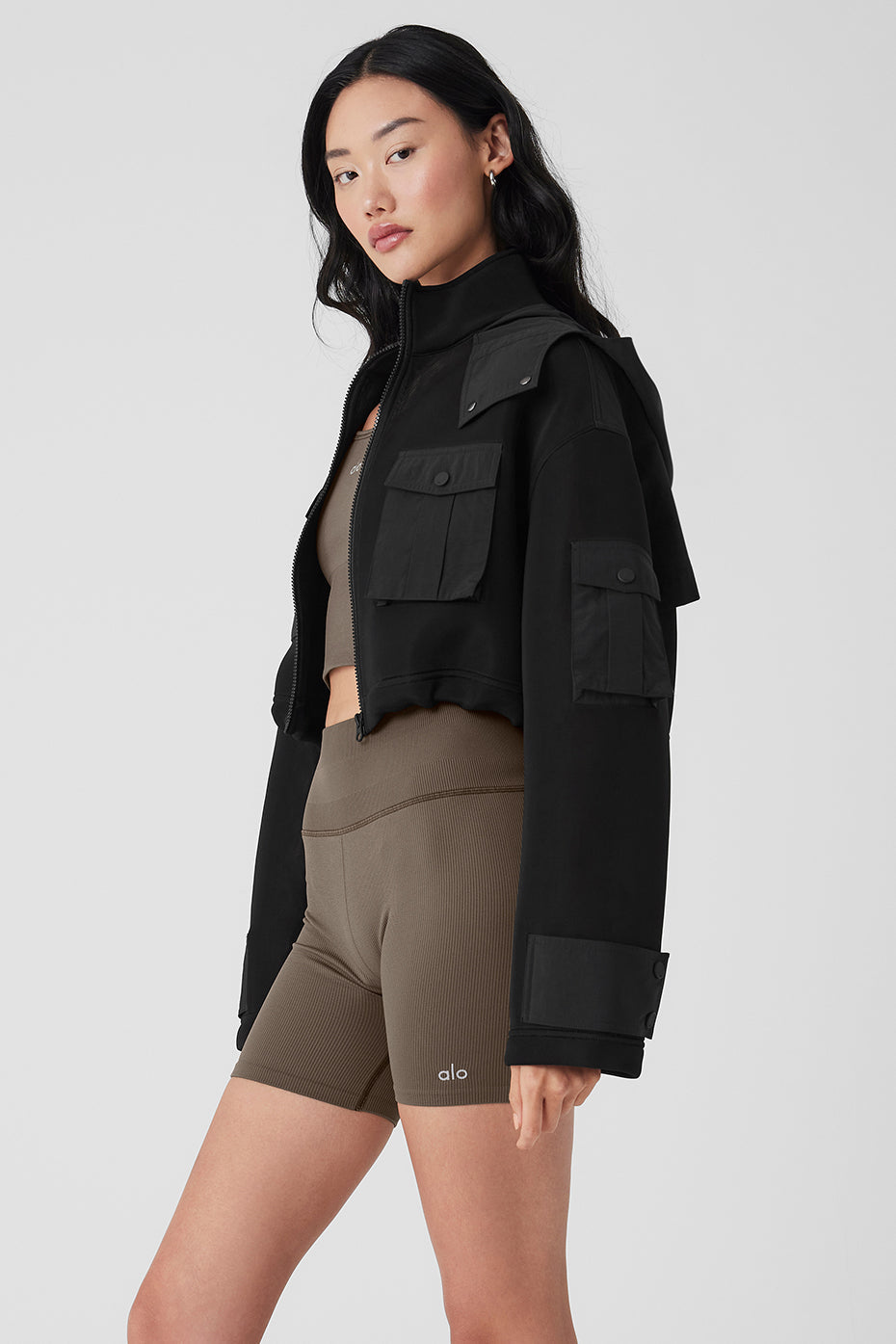 Cropped Engage Cargo Parka