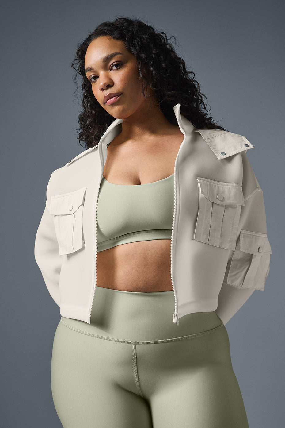 Cropped Engage Cargo Parka