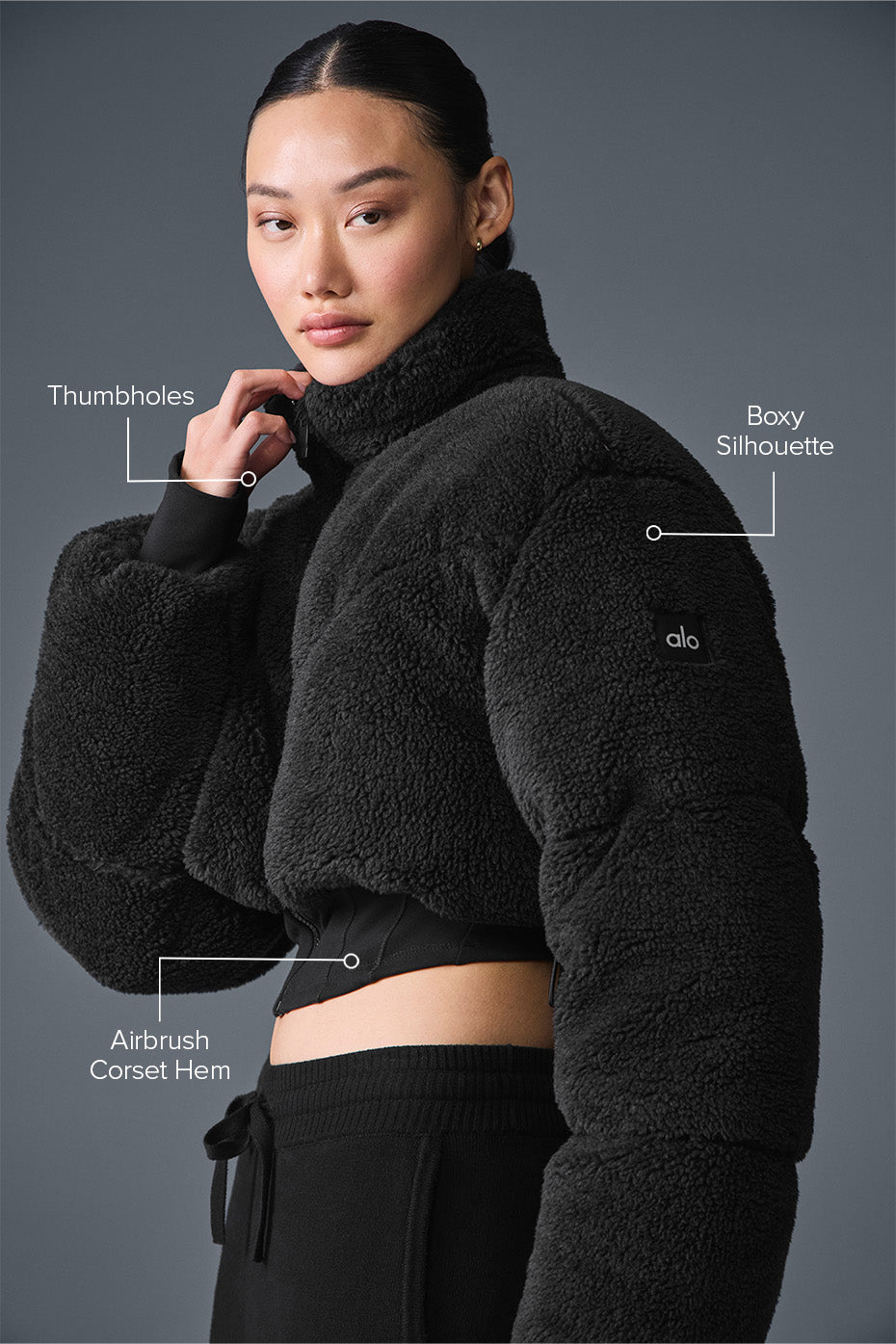 Sherpa Main Act Corset Puffer