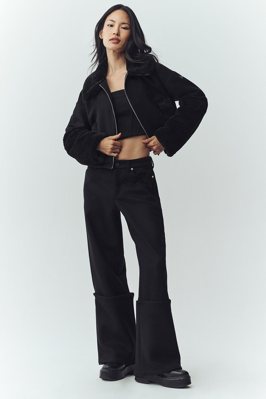 Wool Blend Nightfall Bomber