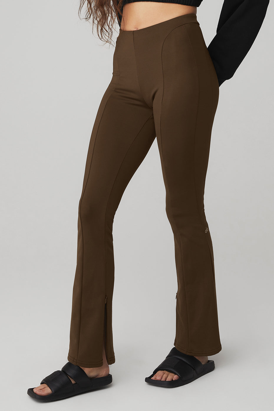 High-Waist Zip It Flare Legging