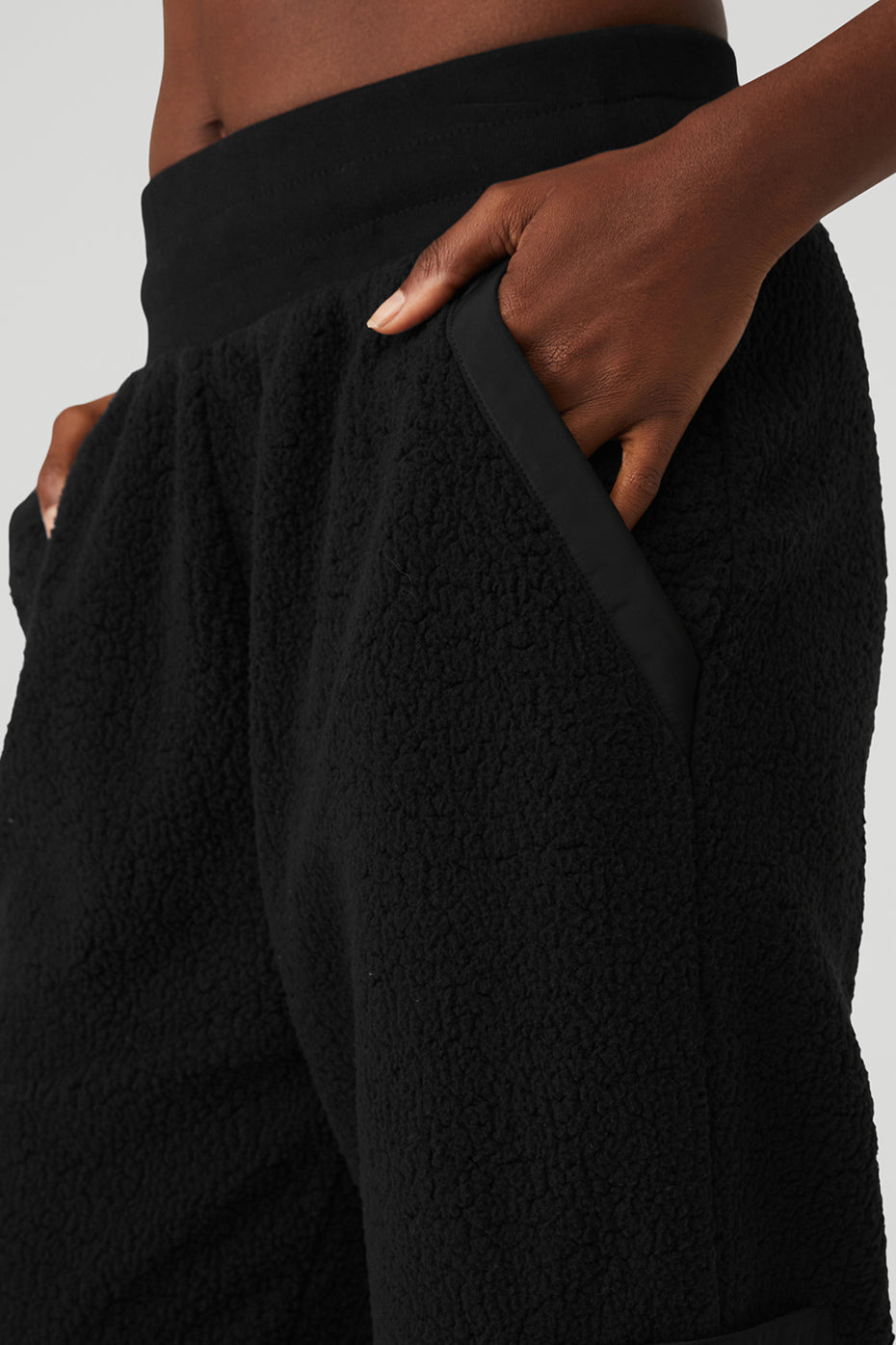 Micro Sherpa High-Waist Solstice Sweatpant