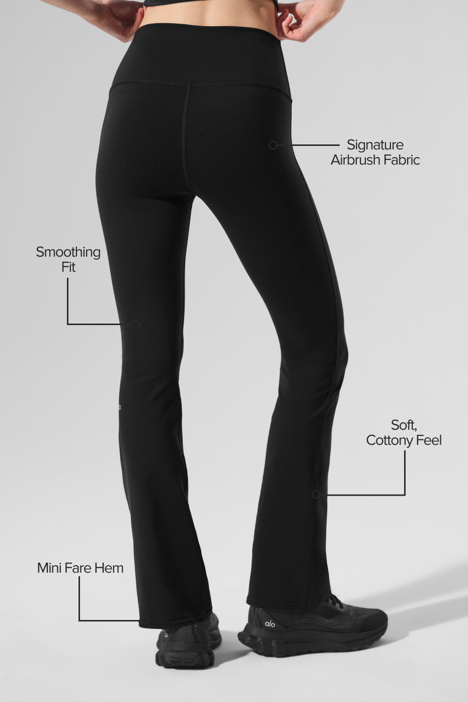 Airbrush High-Waist 7/8 Bootcut Legging