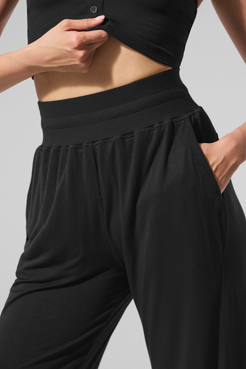 Semi-Sheer Delicate Lounge Flare Pant