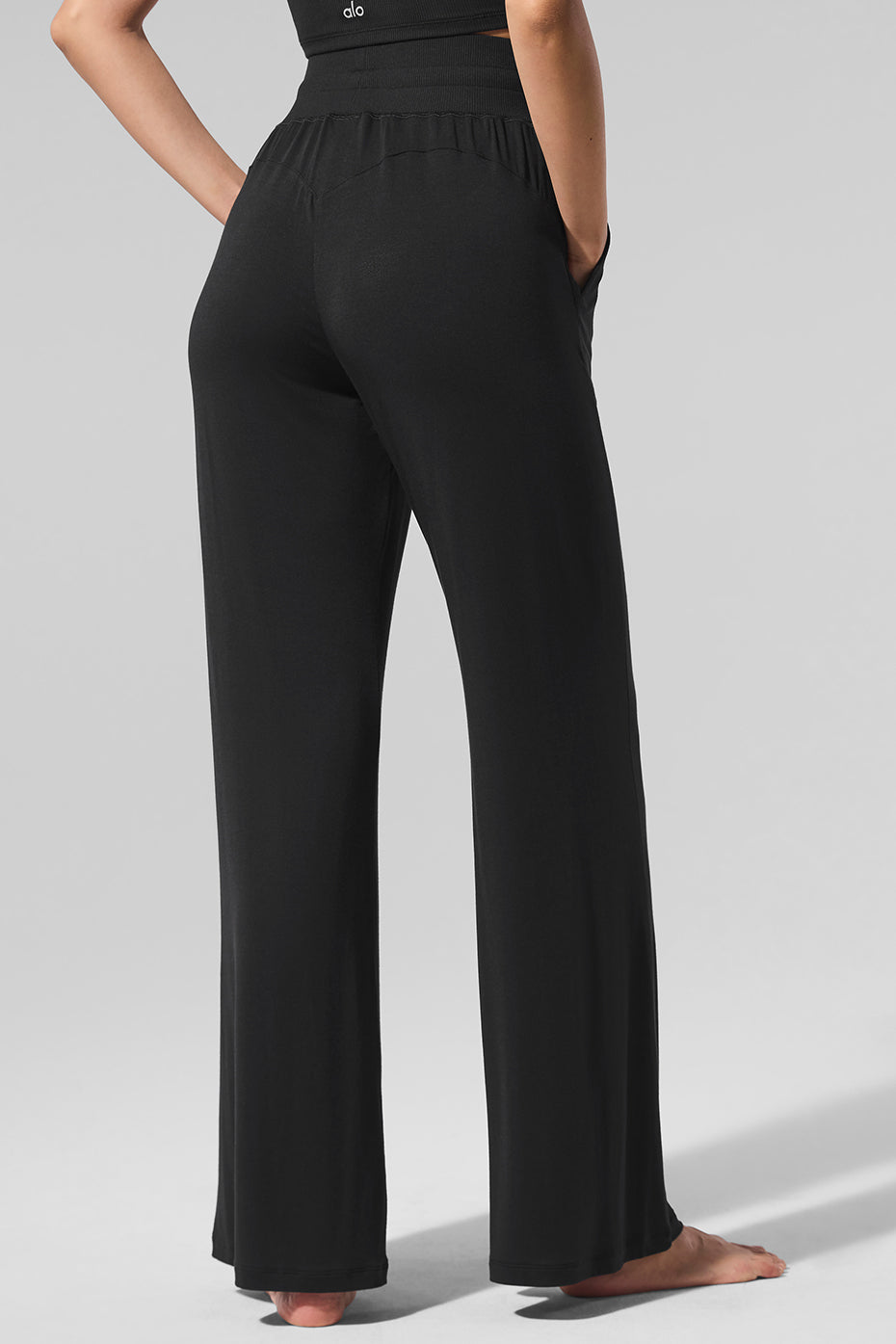 Semi-Sheer Delicate Lounge Flare Pant