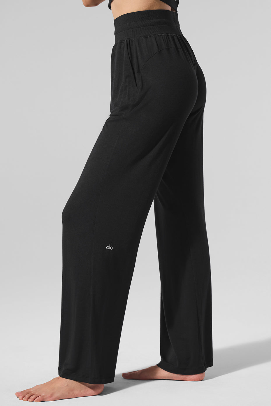 Semi-Sheer Delicate Lounge Flare Pant